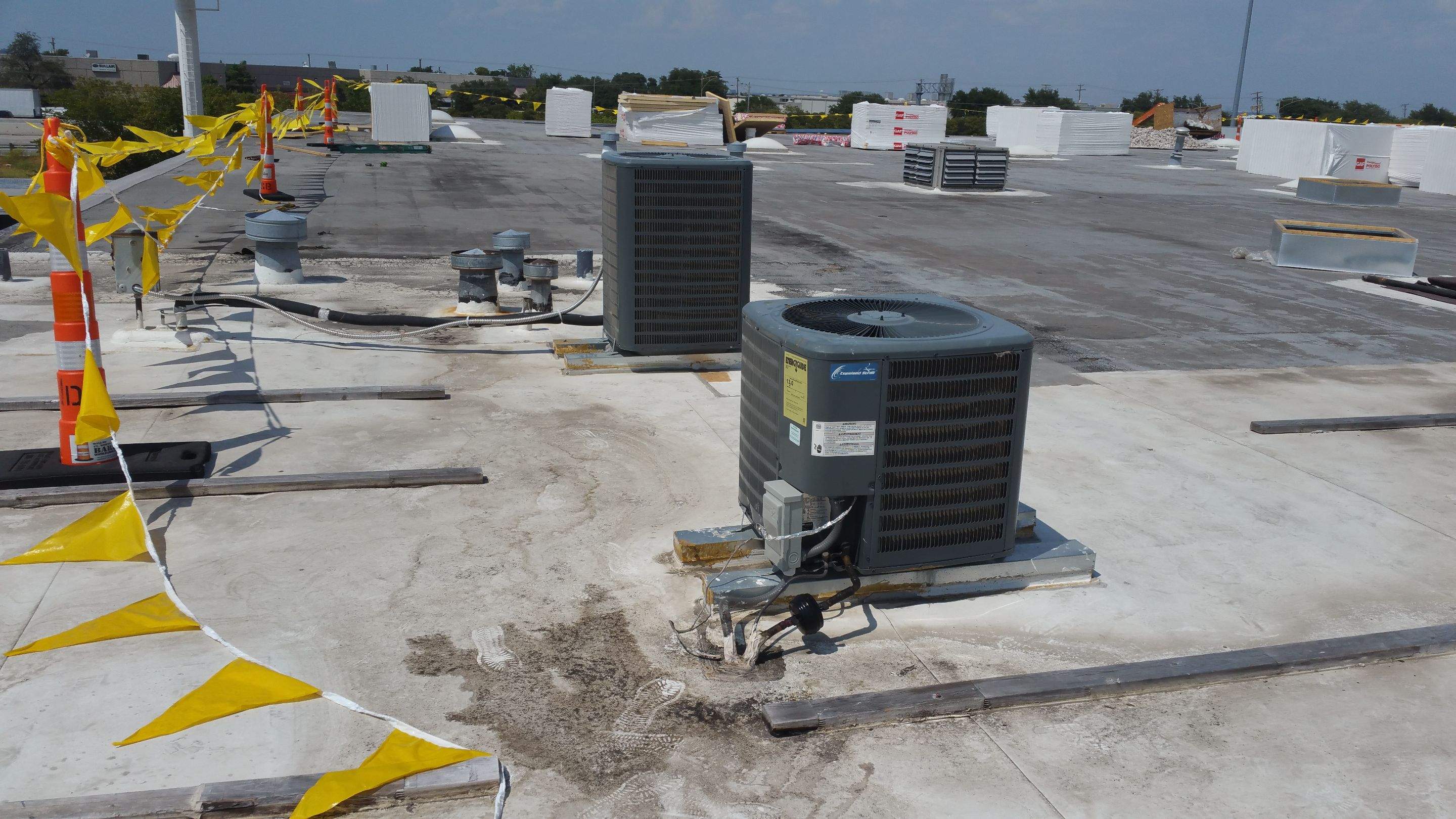 Massive Storm Damage Project - Factory in Arlington by First United Roofing & Construction