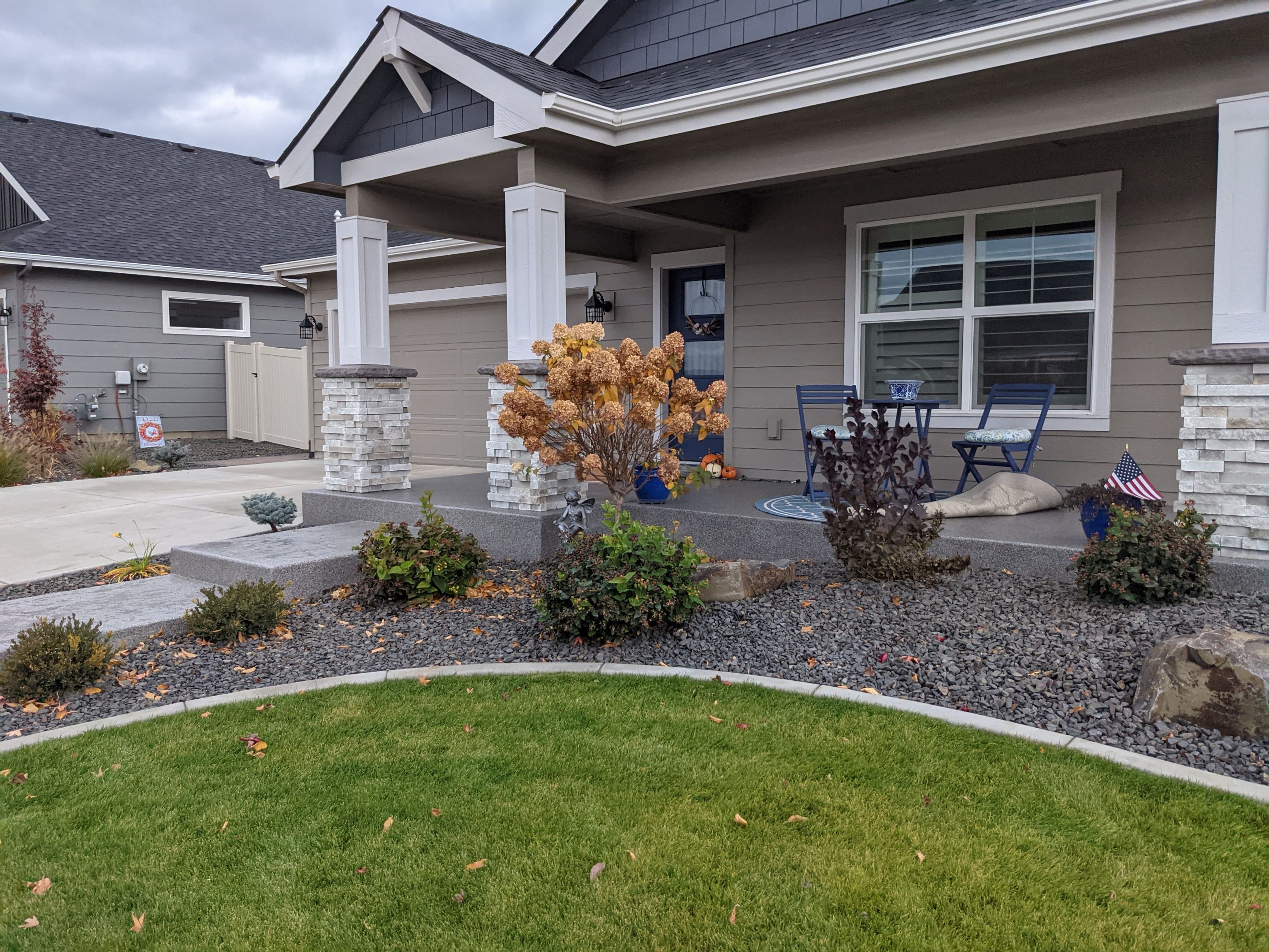 Patio and Walkway using Croc Custom Color 1/8" Chip by Croc Coatings, LLC