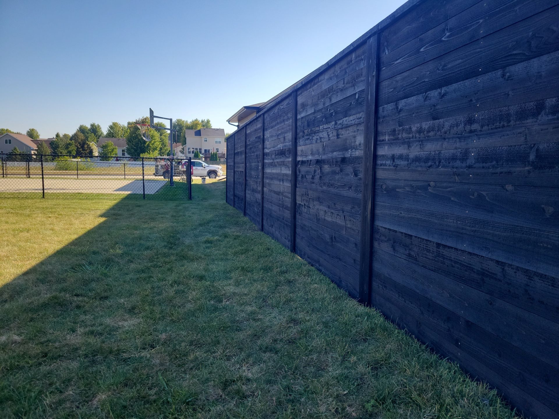 Project in Cedar by Perfect Picket Fence and Stain