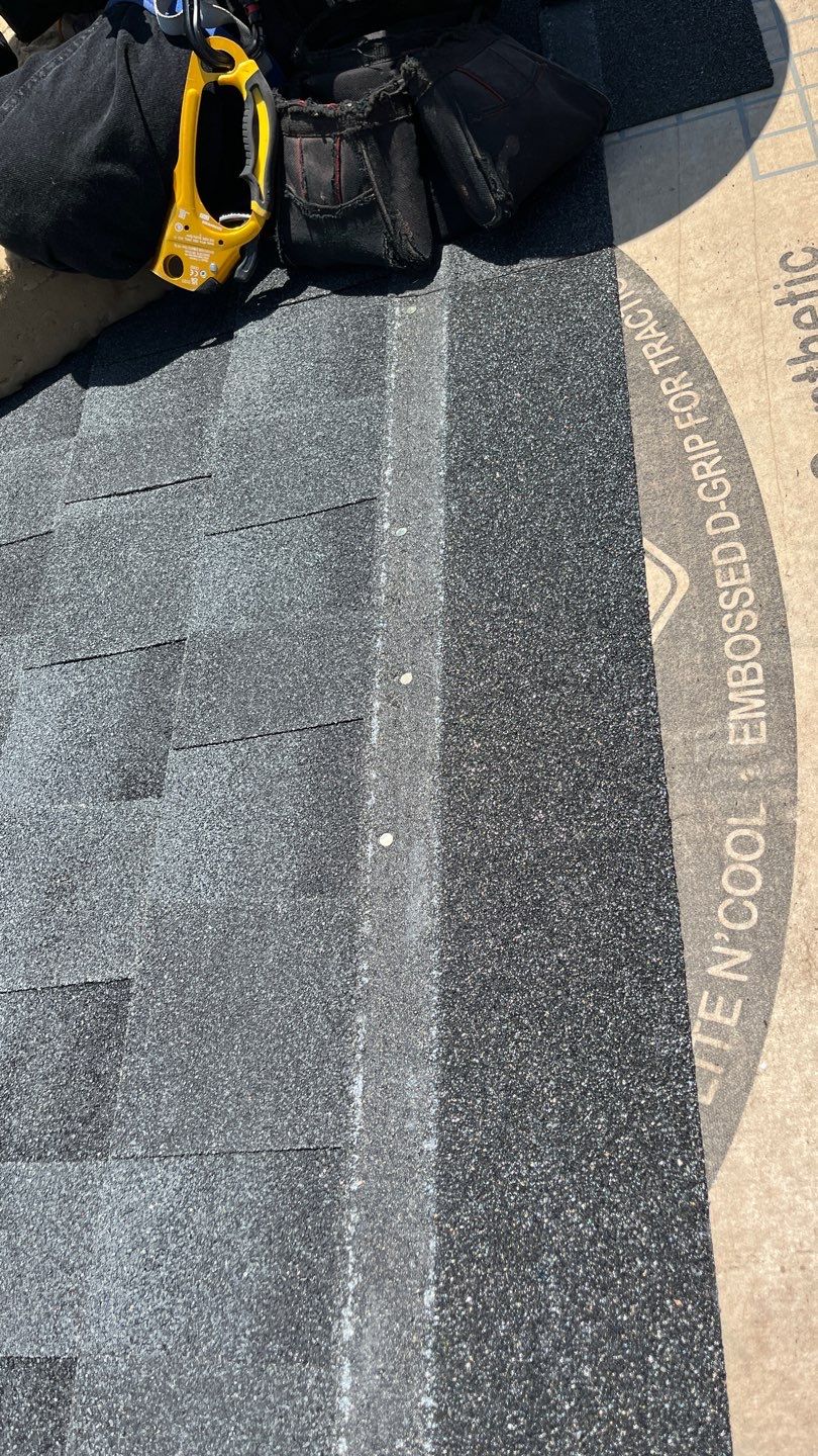 Residential Roofing Installation using GAF Timberline HDZ Charcoal by Nitro Roofing and Construction