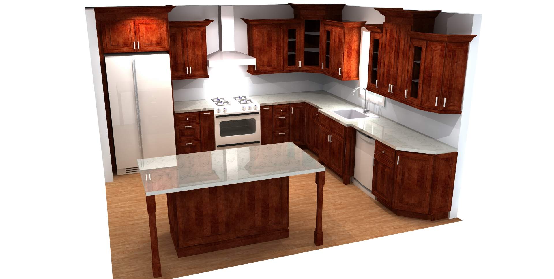 Kitchen Remodel using Cabinets by Home Concepts Construction