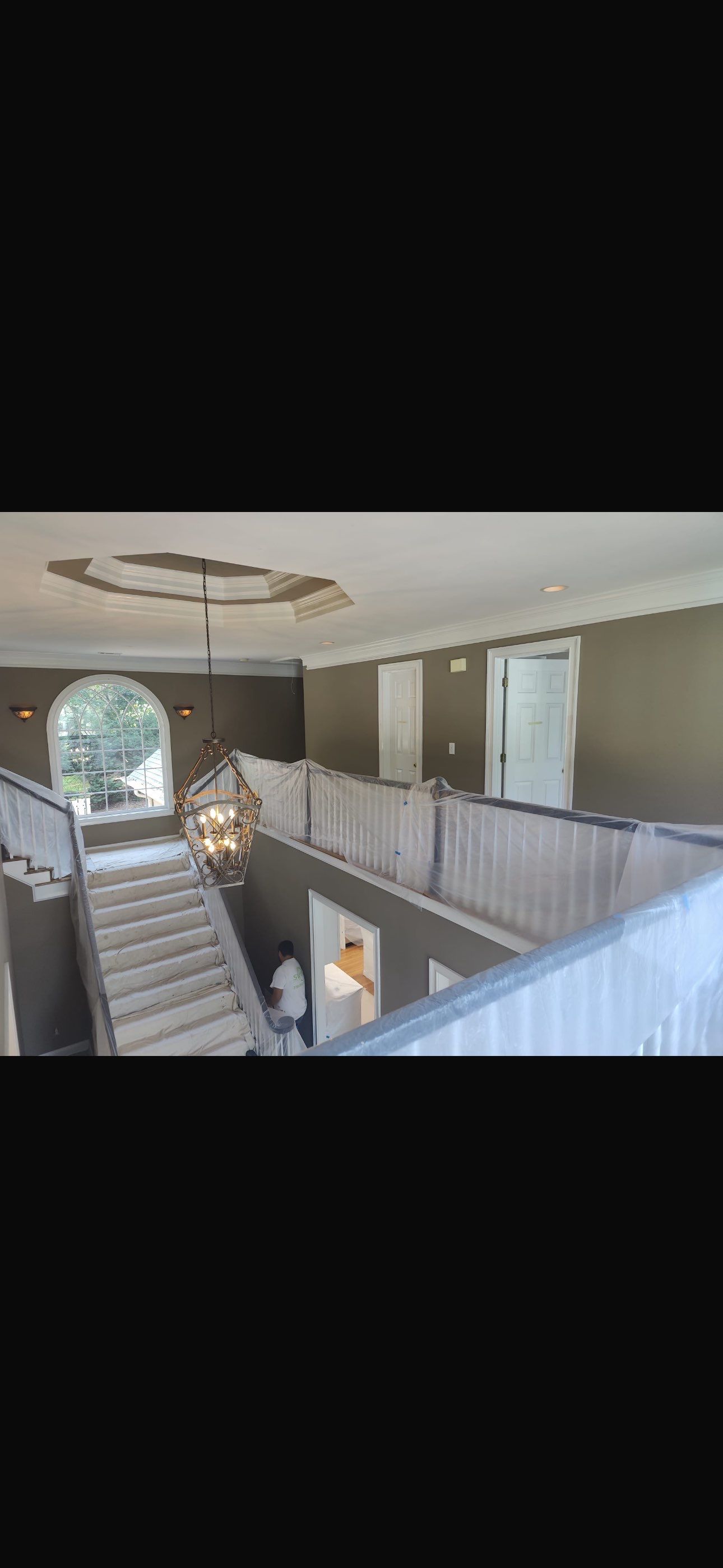 Full Interior Home Painting and Screened Porch Refinishing in Alpharetta by Swift Home Renovations