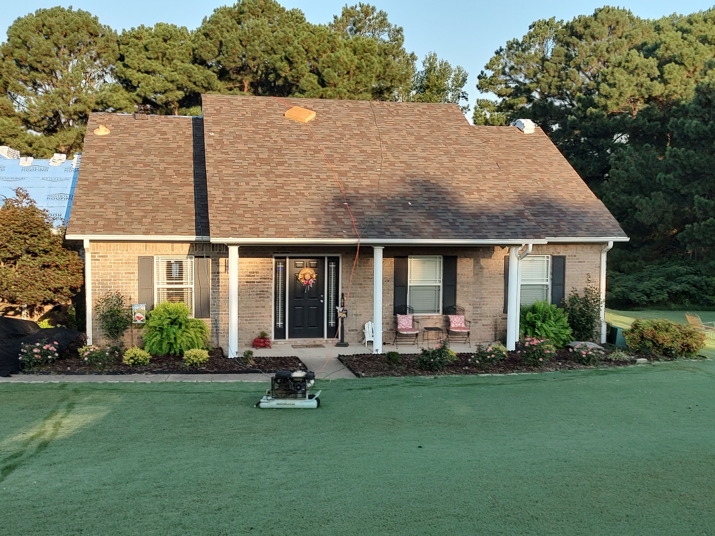 Residential Roofing Repair using Malarkey Highlander: Natural Wood by Hostetler Roofing
