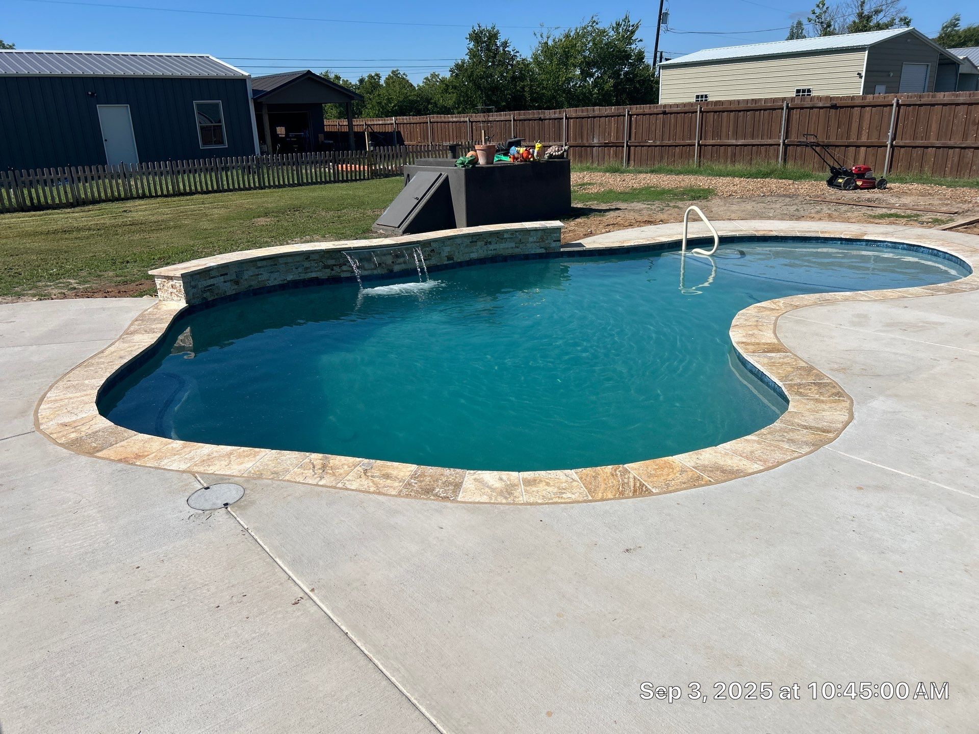 Classic Freeform Pool with Flagstone Coping by Pinnacle Pools and Spas - DFW