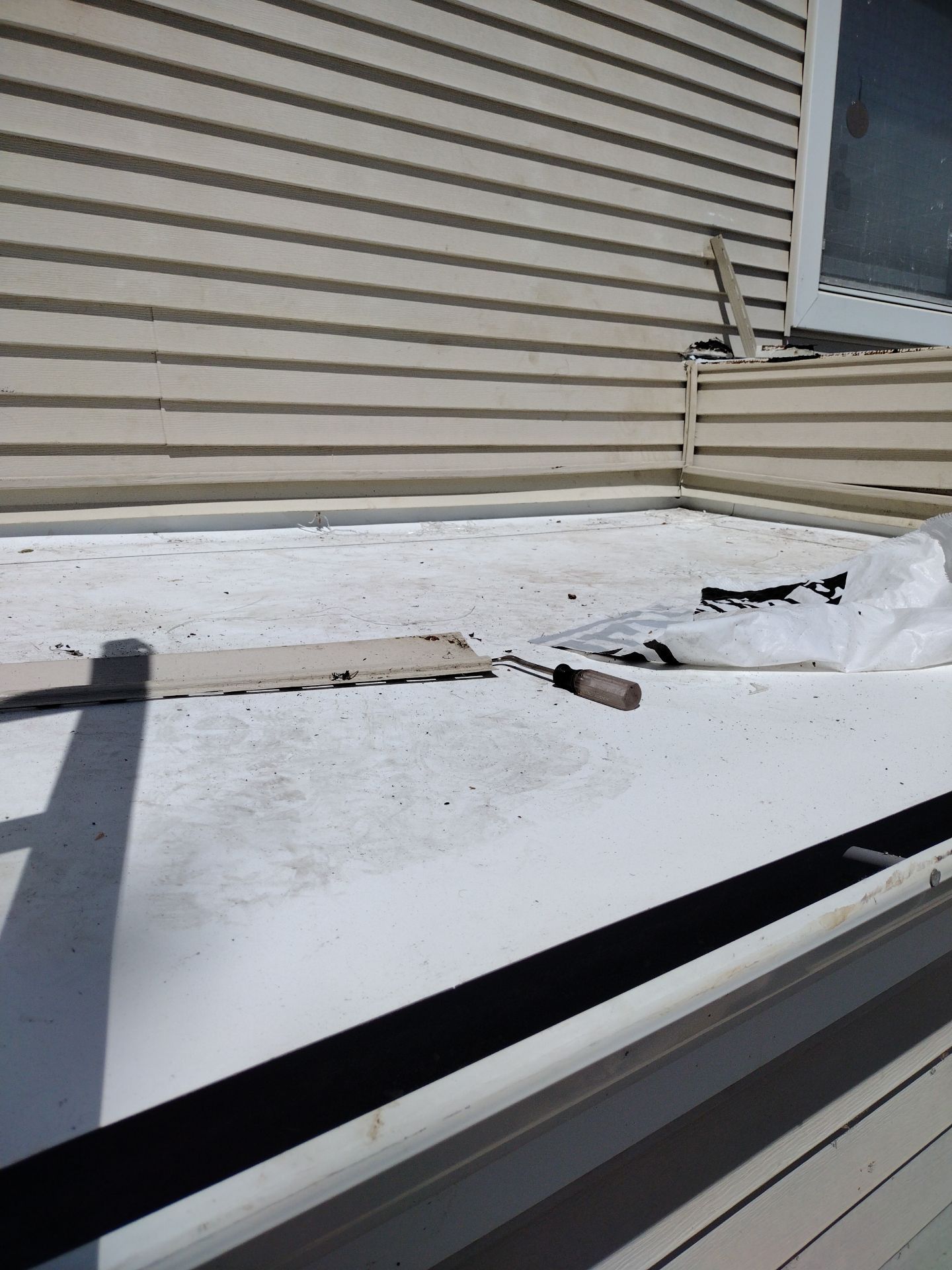 Dec-Tec Walkable Membrane using Dec-Tec (Color: Granite) by Orezona Building & Roofing Company, Inc.