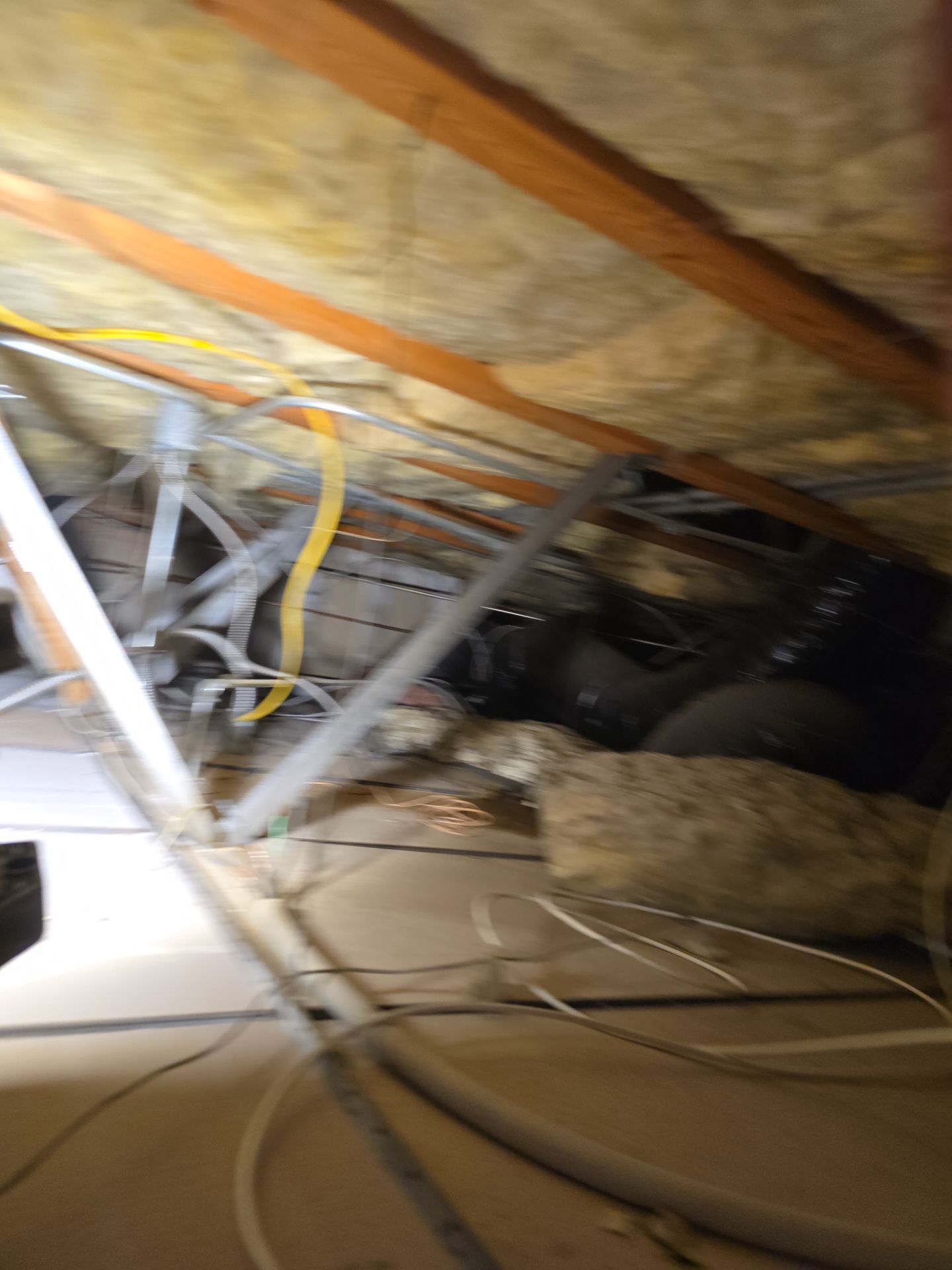 Installation of New Piping in Ceiling by Us Plumbing 
