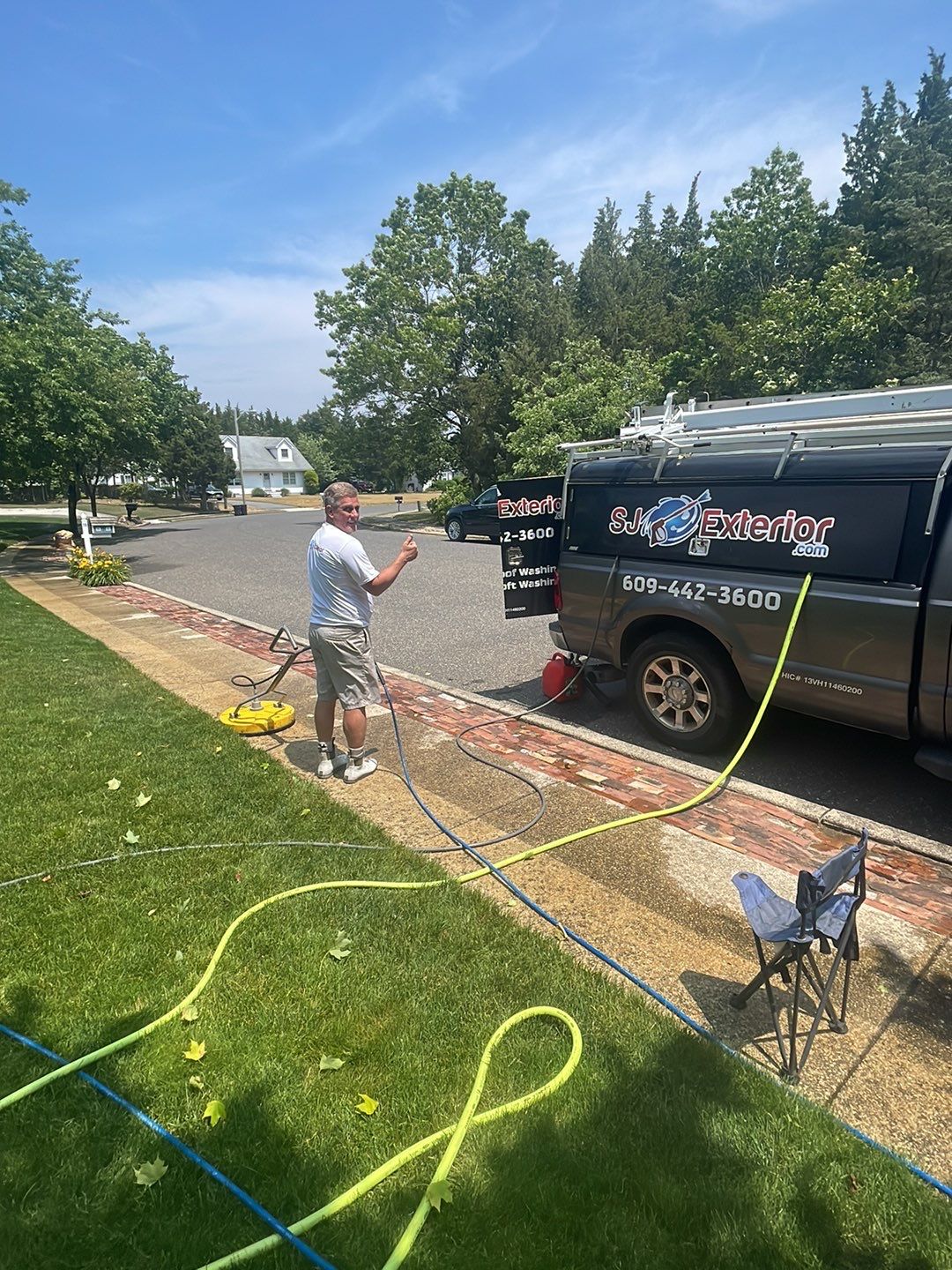 Residential Cleaning using SoftWash by SJ Exterior