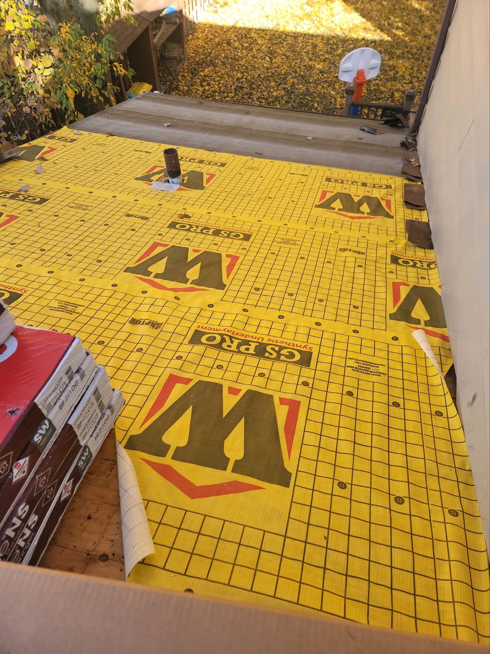 Residential Roofing Installation using IKO Dual Brown by JNR Roofing LLC