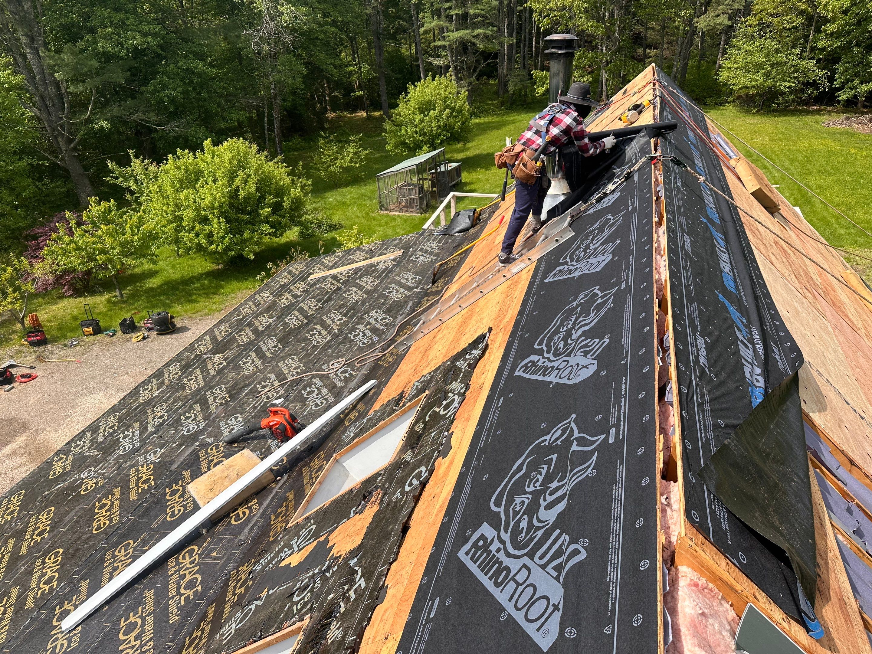 Owens Corning Asphalt Shingle Roof Replacement in North Berwick by Tall pine roofing