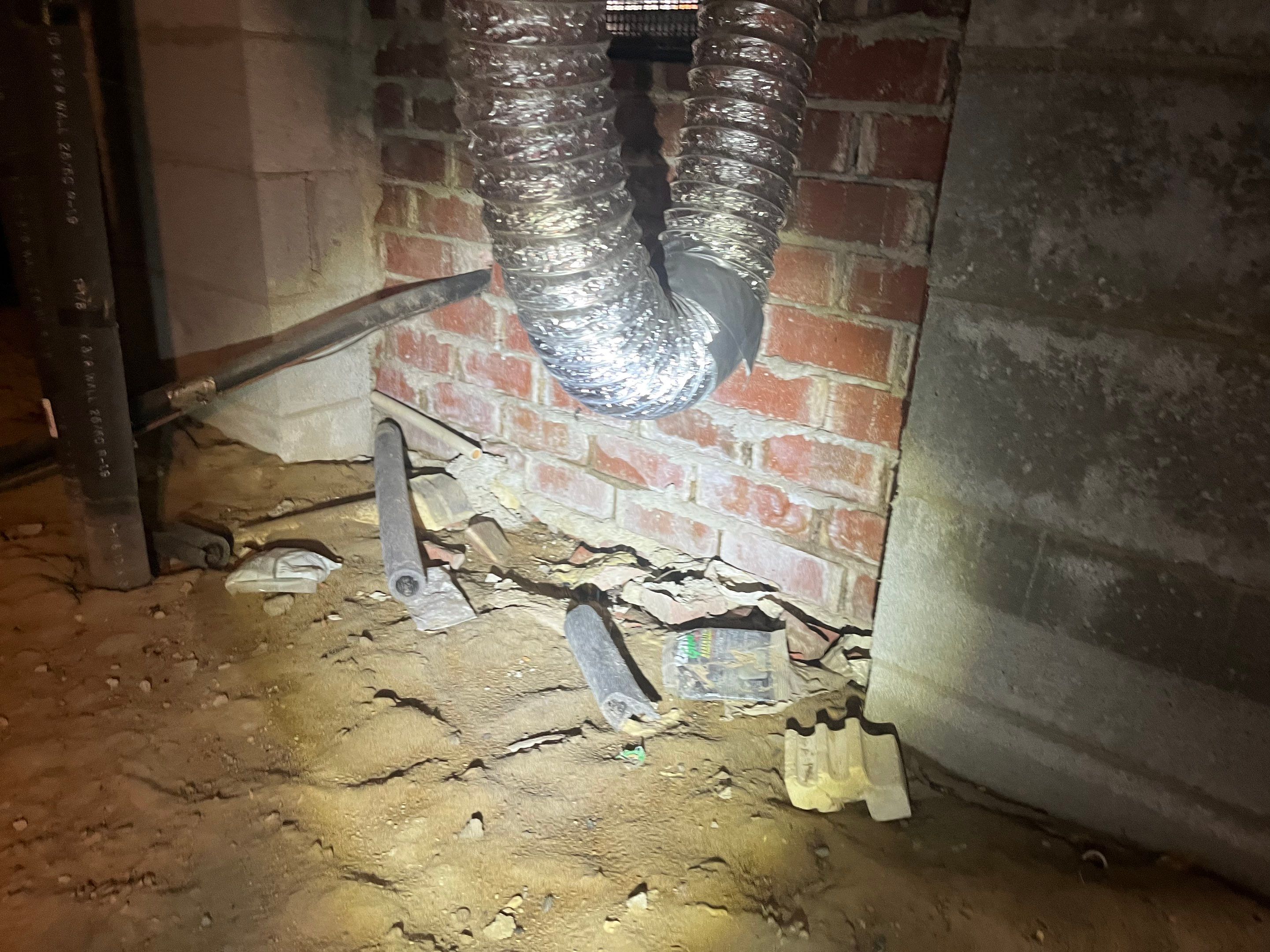 Dehumidifier and Moisture Barrier install with Structural repairs. by Impact Crawlspace