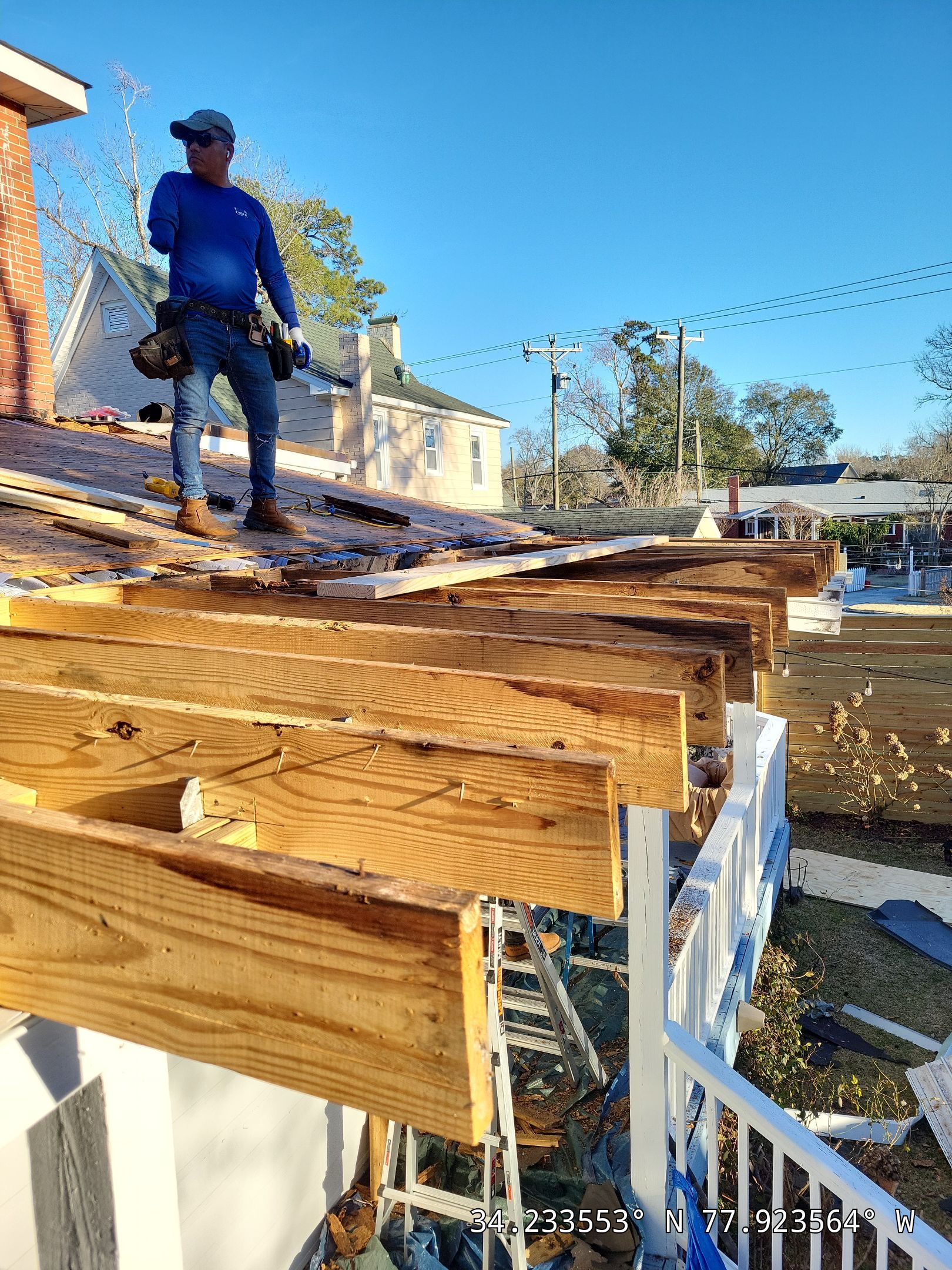 Low Slope Flat Roof Repair in Forest Hills, Wilmington NC by RGR Construction and Roofing, LLC