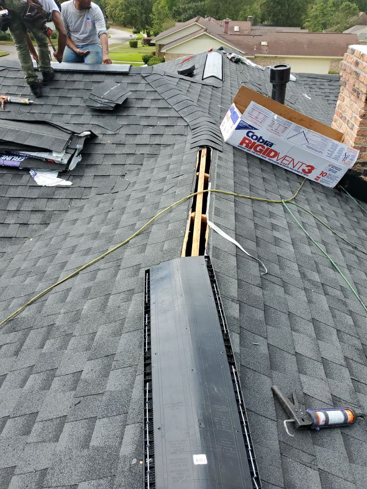 Residential Roofing Installation using Roof Replacement by American Roofing & Construction LLC