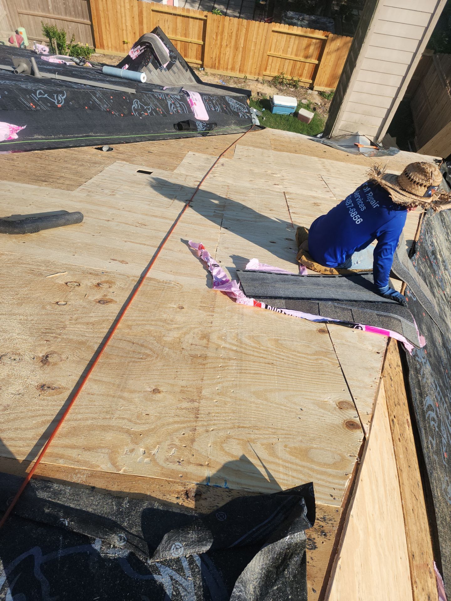 Residential Roofing Installation using Owen's Corning Duration (Lifetime) Shingles by Roof Repair Company