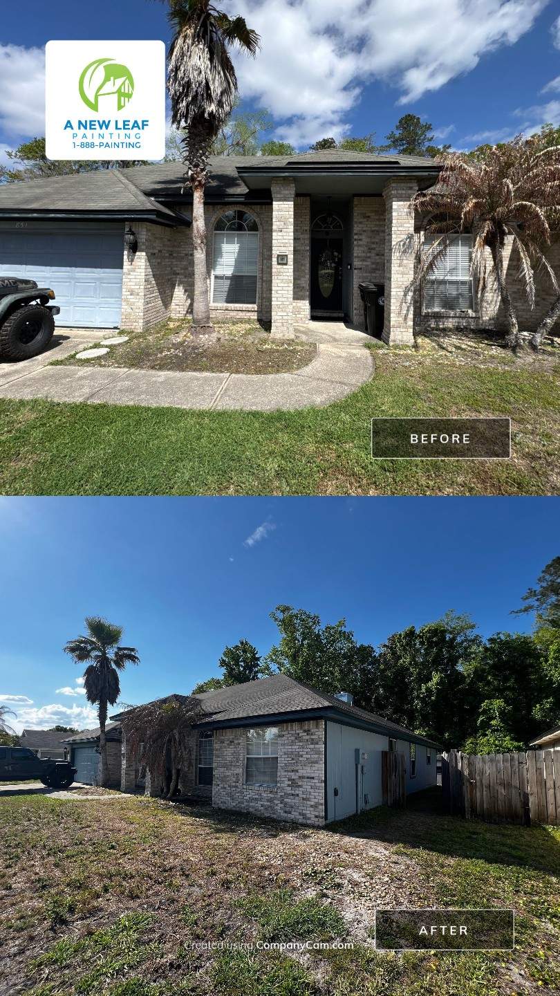 Siding Repairs and Exterior Painting in Orange Park FL 32065 by A New Leaf Painting, LLC