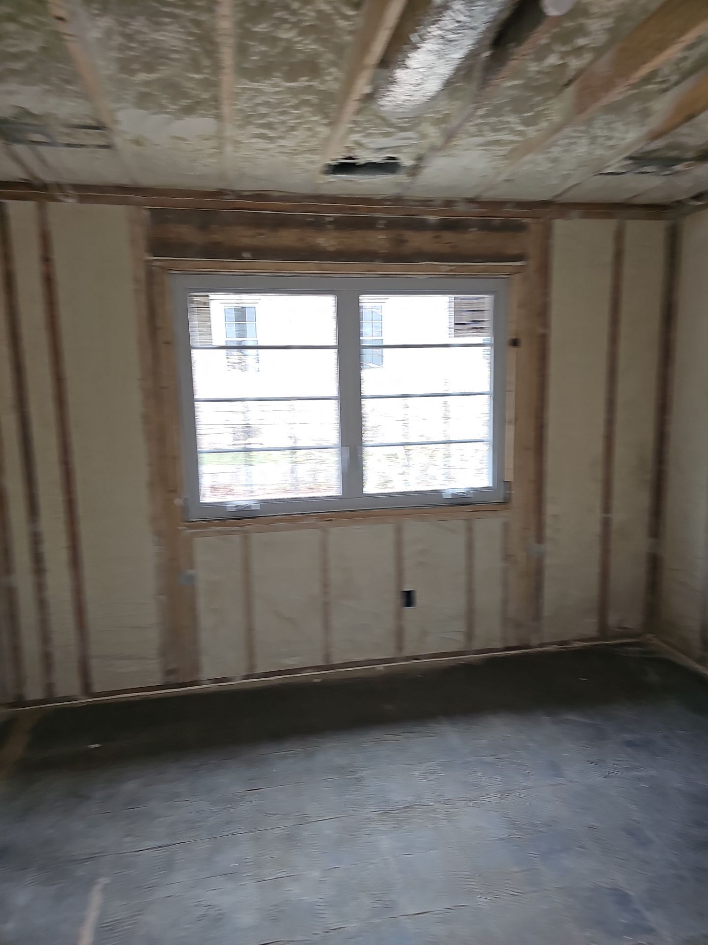 Basement Exterior Walls using Closed Cell Spray Foam by NYS Foam & Energy