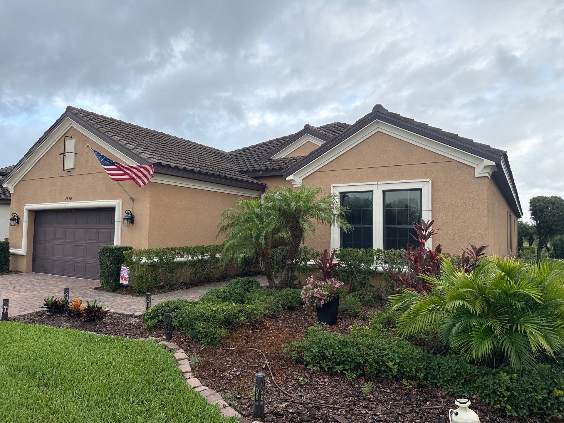 Tile Roof Cleaning & Paver Driveway Restoration – Artisan Lakes Esplanade, Palmetto, FL by Sunshine AquaWash