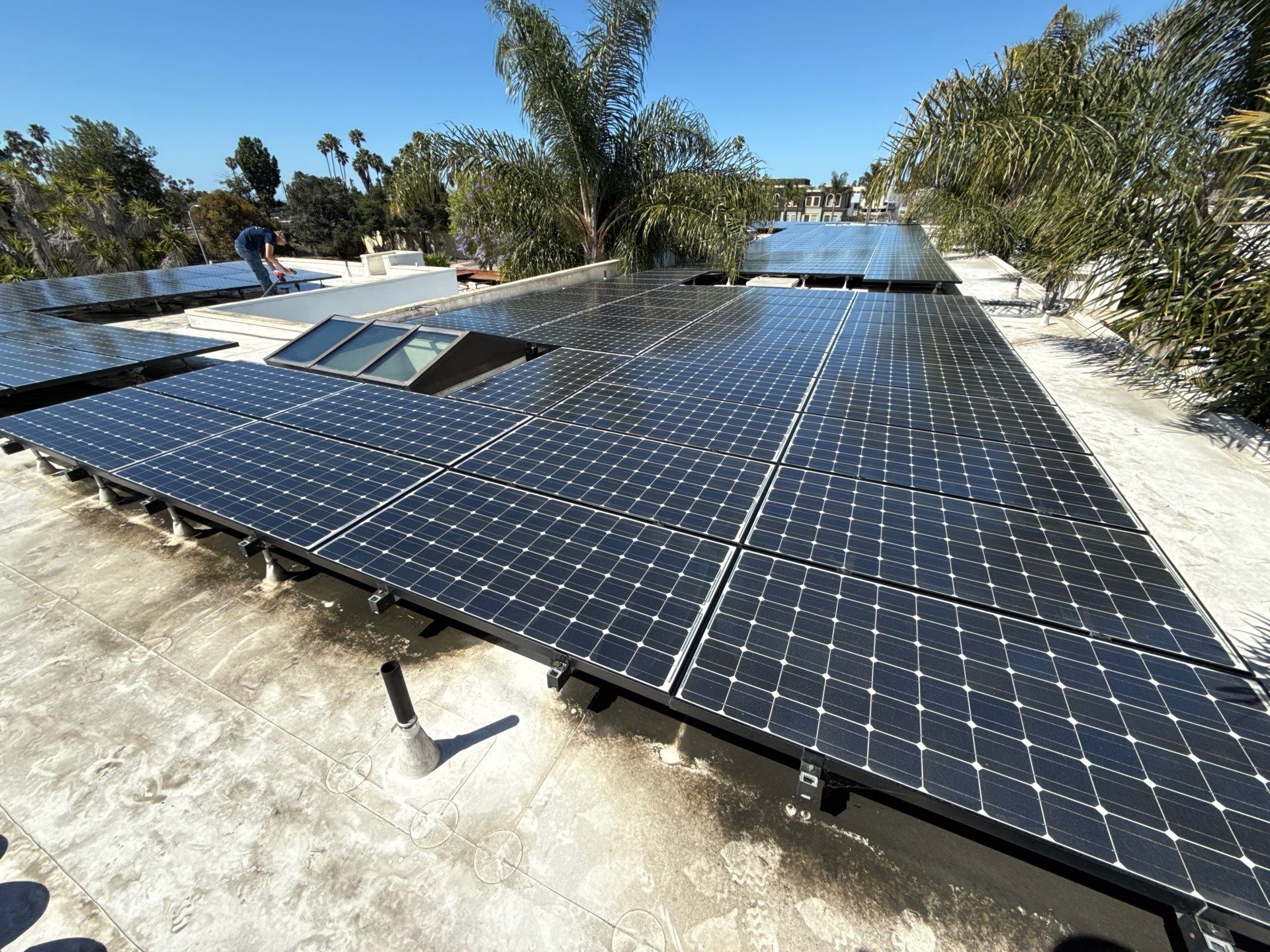 Commercial Solar Cleaning by Sunrise 805