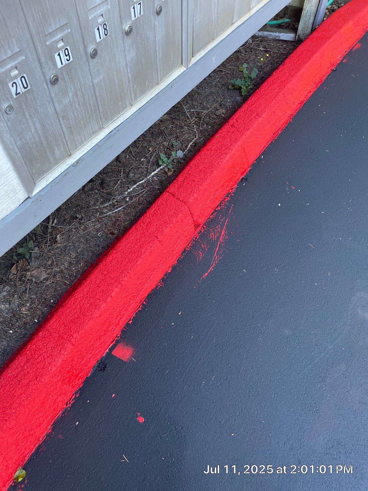 Curb Repaint | Seattle  by Jireh Asphalt & Concrete Inc 
