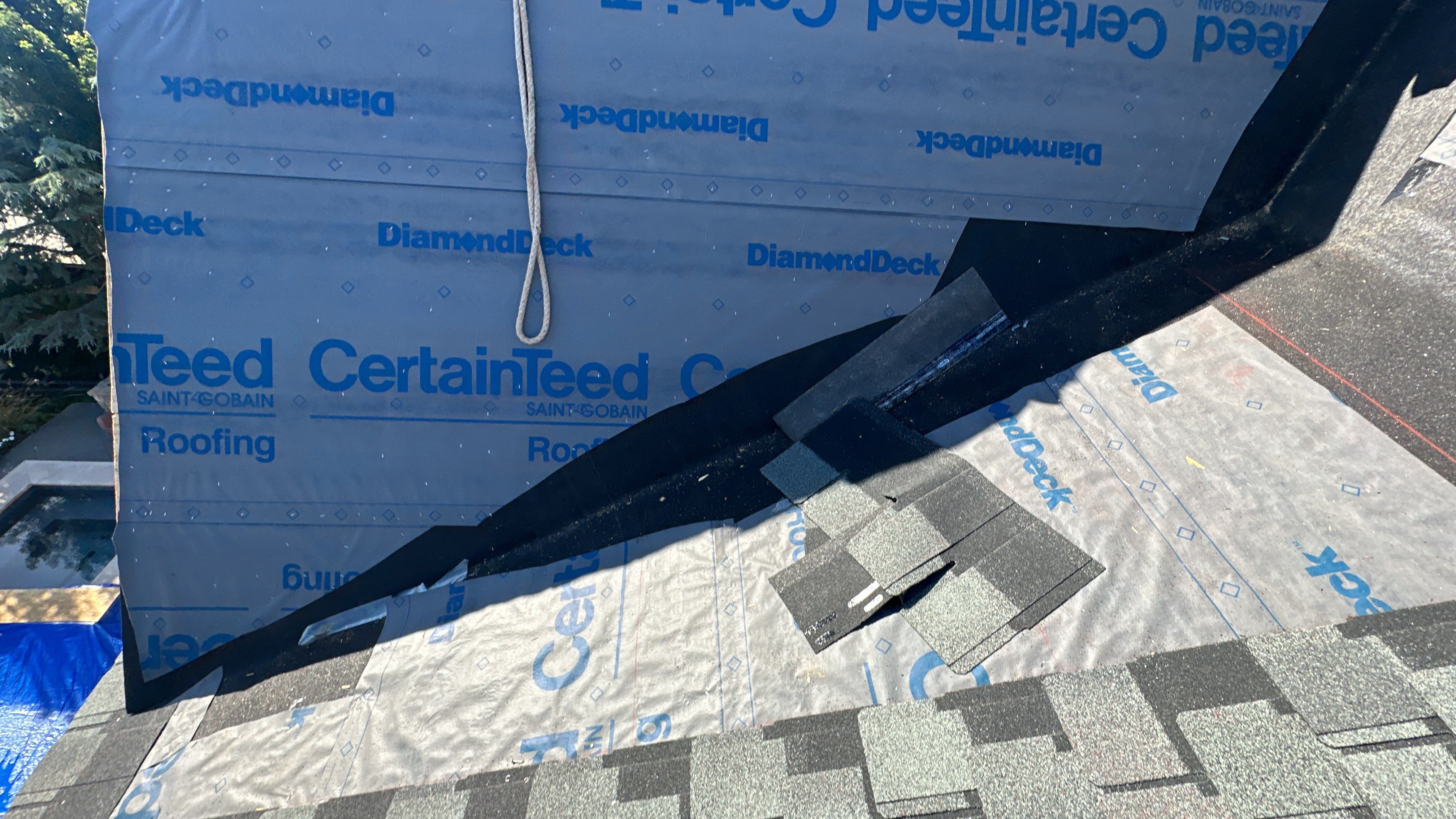 Reroof using Certainteed Belmont IR by Castillo Roofing