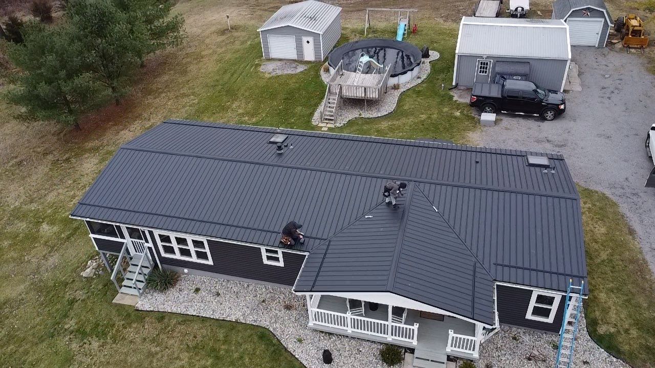 Exposed Fastener Metal Roof Replacement – Columbia City, Indiana by 4Ever Metal Roofing