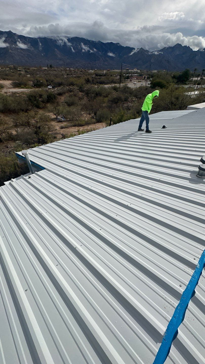 Polar White Exposed Fastener by Reimagine Roofing