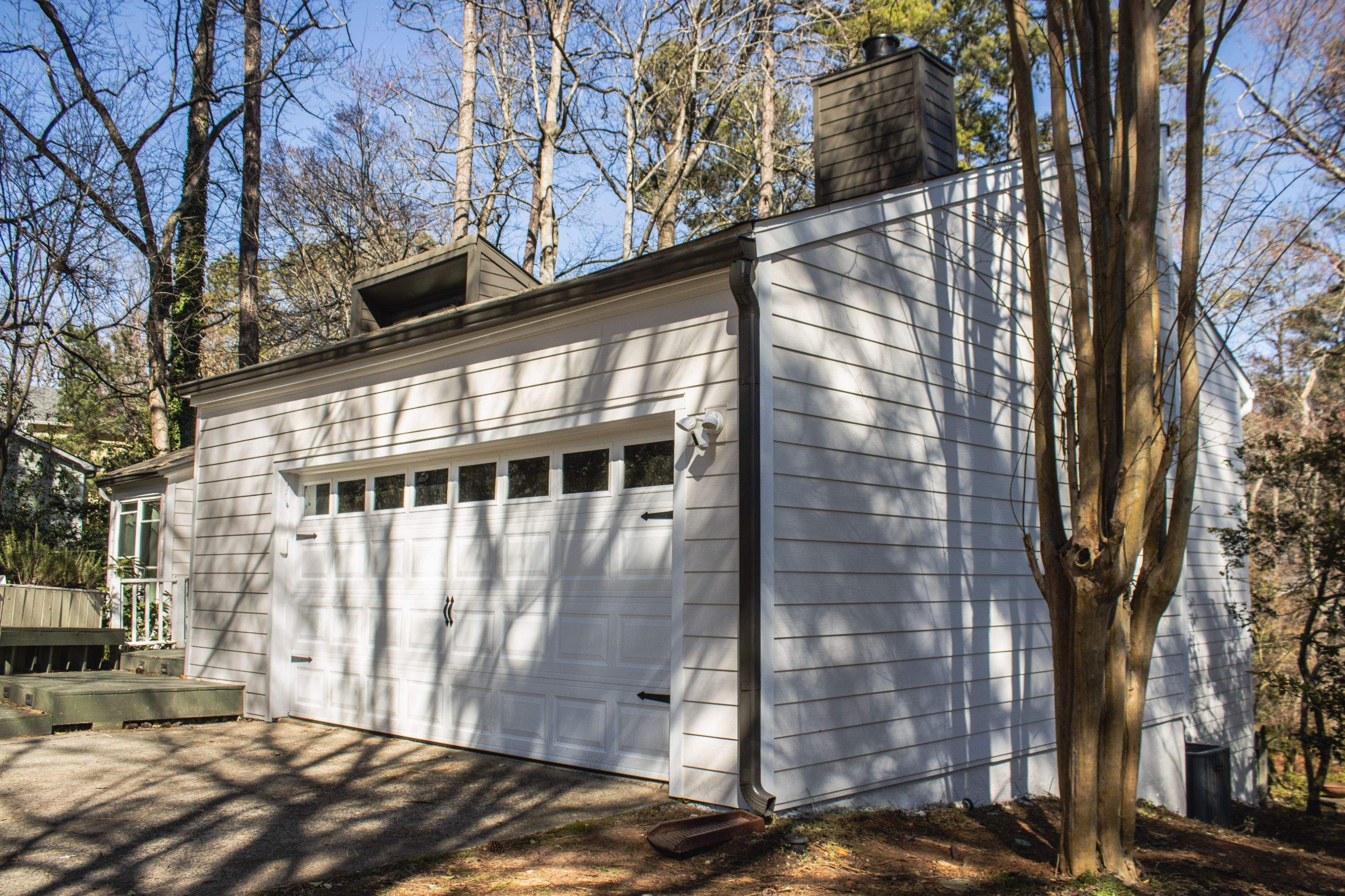 Exterior Painting with Accent Color and James Hardie Siding Installation in Marietta, GA by Nelson Exteriors