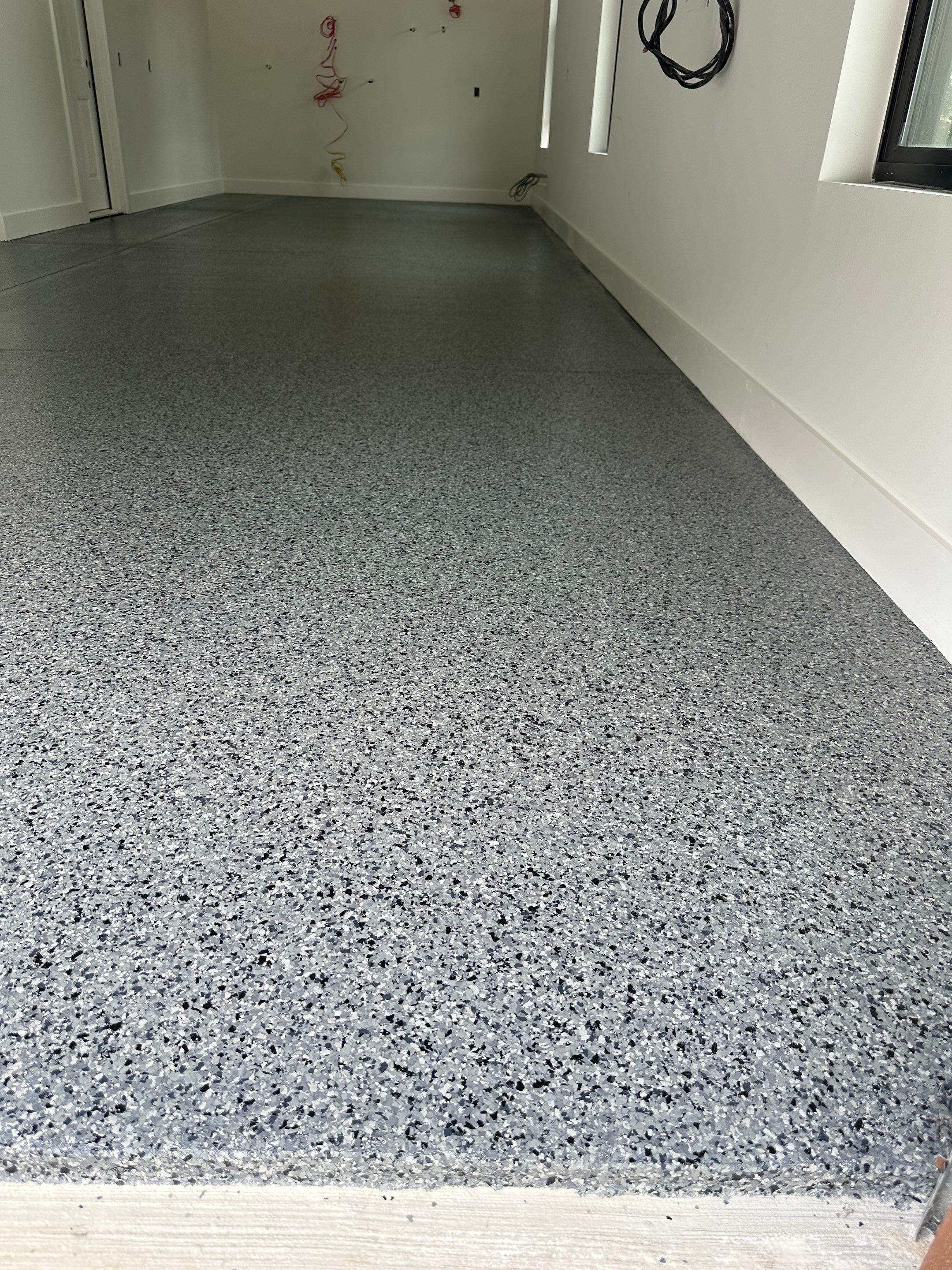 Garage Floor Coating using Nightfall by My Garage Floor Guys