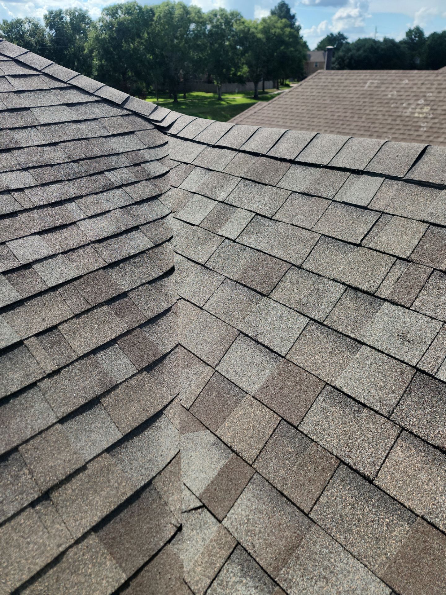 Residential Roofing Installation using Owen's Corning Duration (Lifetime) Shingles by Roof Repair Company
