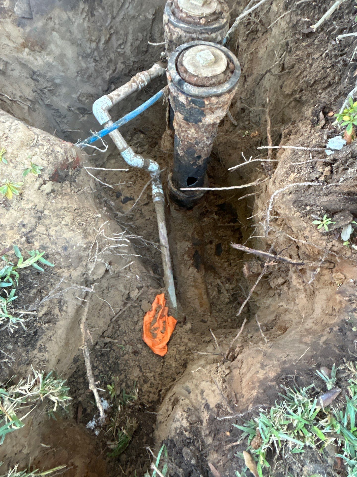 Drain Repair Project in Tyler by Rub-A-Dub Plumbing