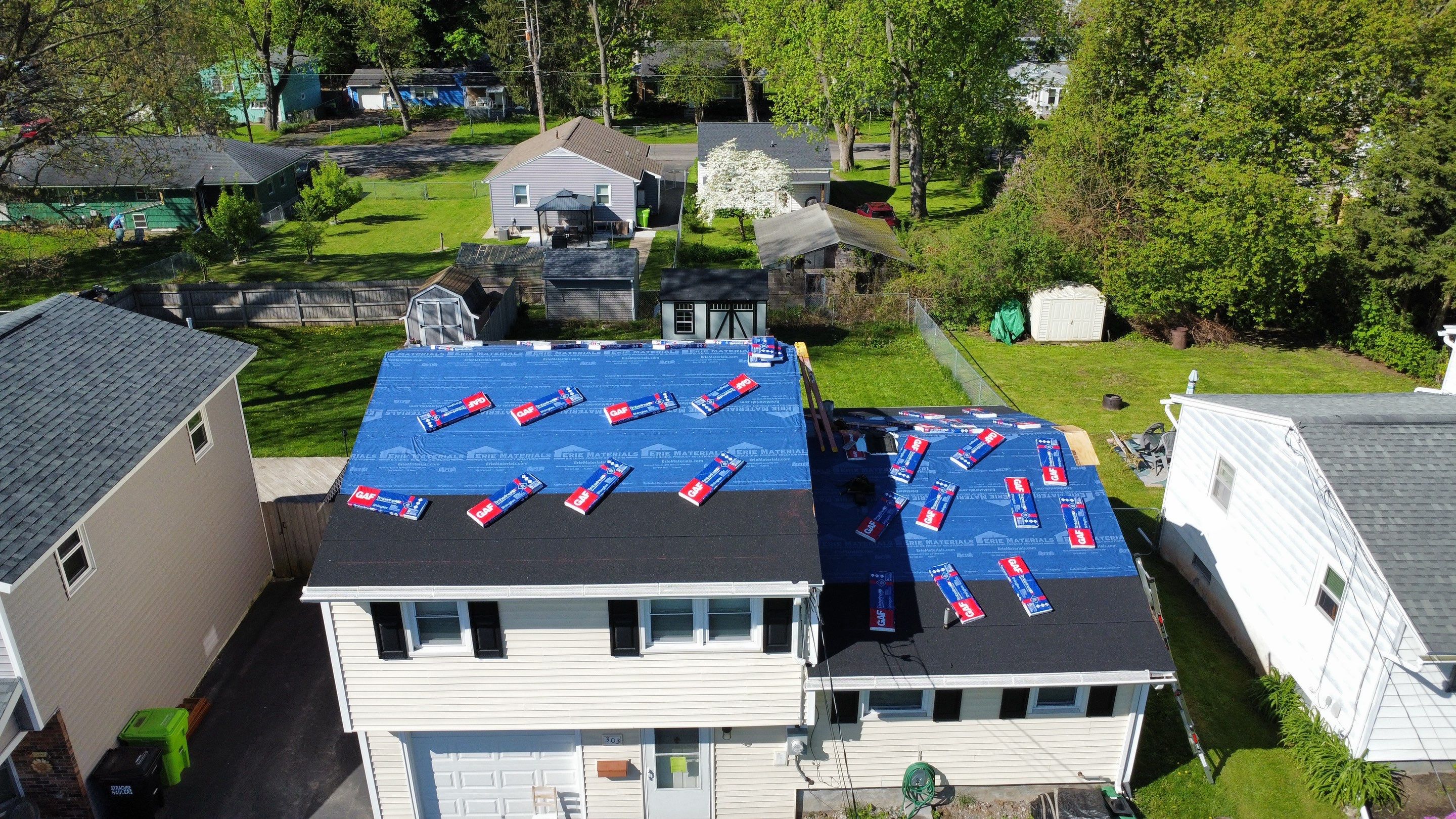 🔨 Roof Replacement Completed in Liverpool, NY | GAF Shingles 🏠 by Alpha Omega Roofing LLC