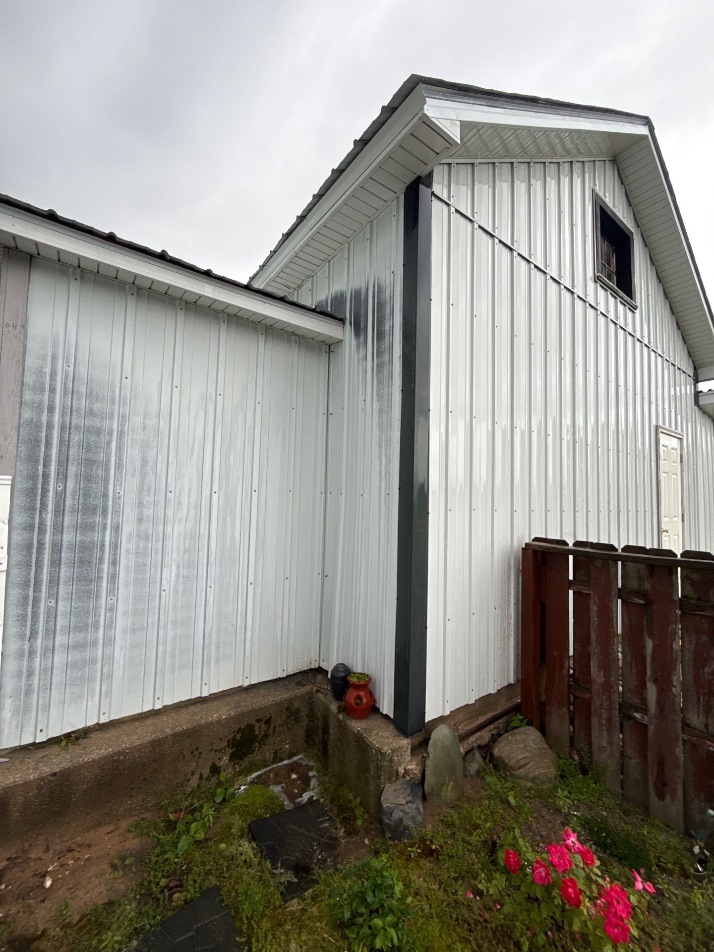 Exterior Painting and Trim Restoration for Mears Metal Buildings by Gordon Painting