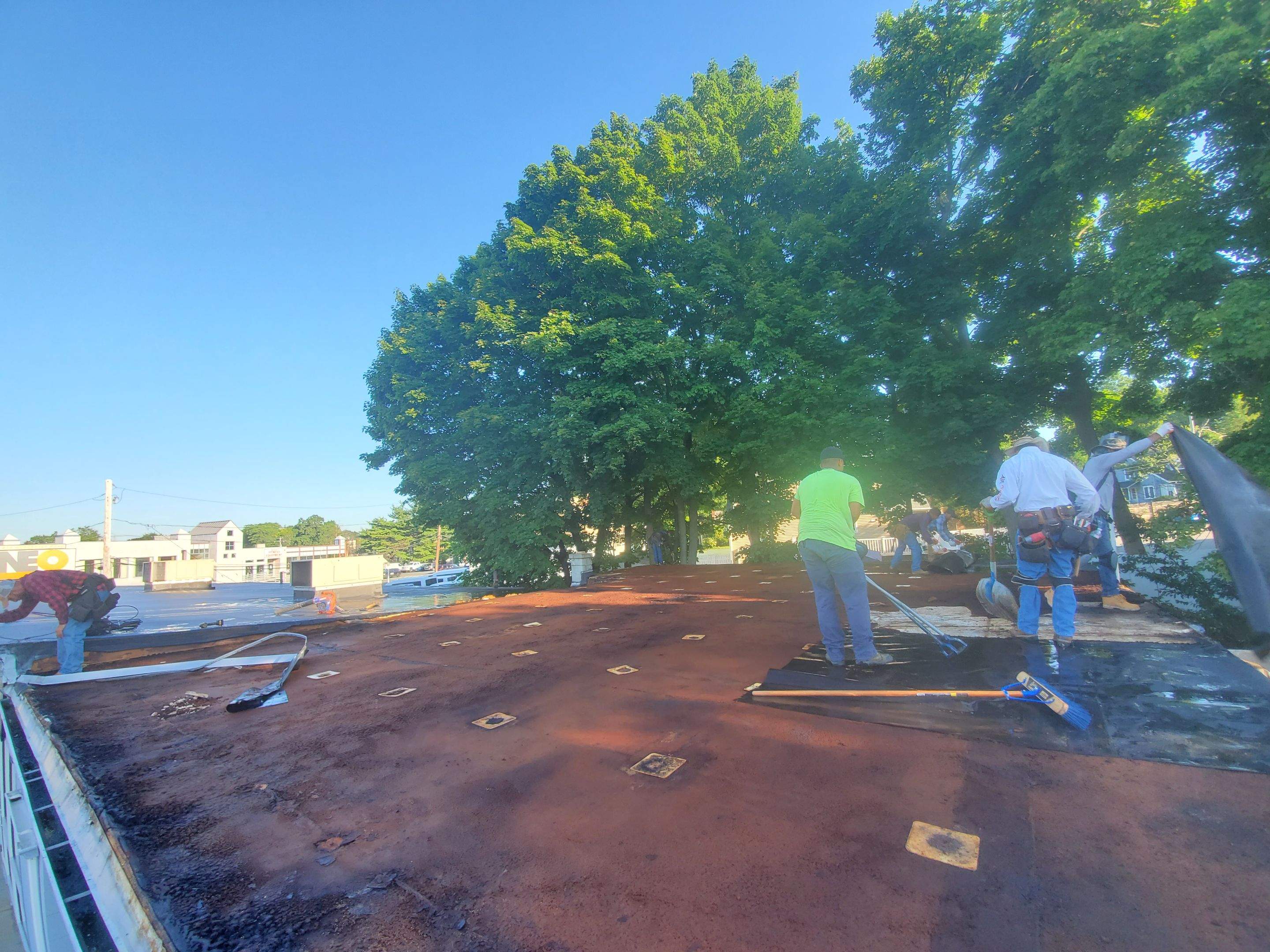 Commercial Roofing Installation using GAF Roofing by UBrothers Construction