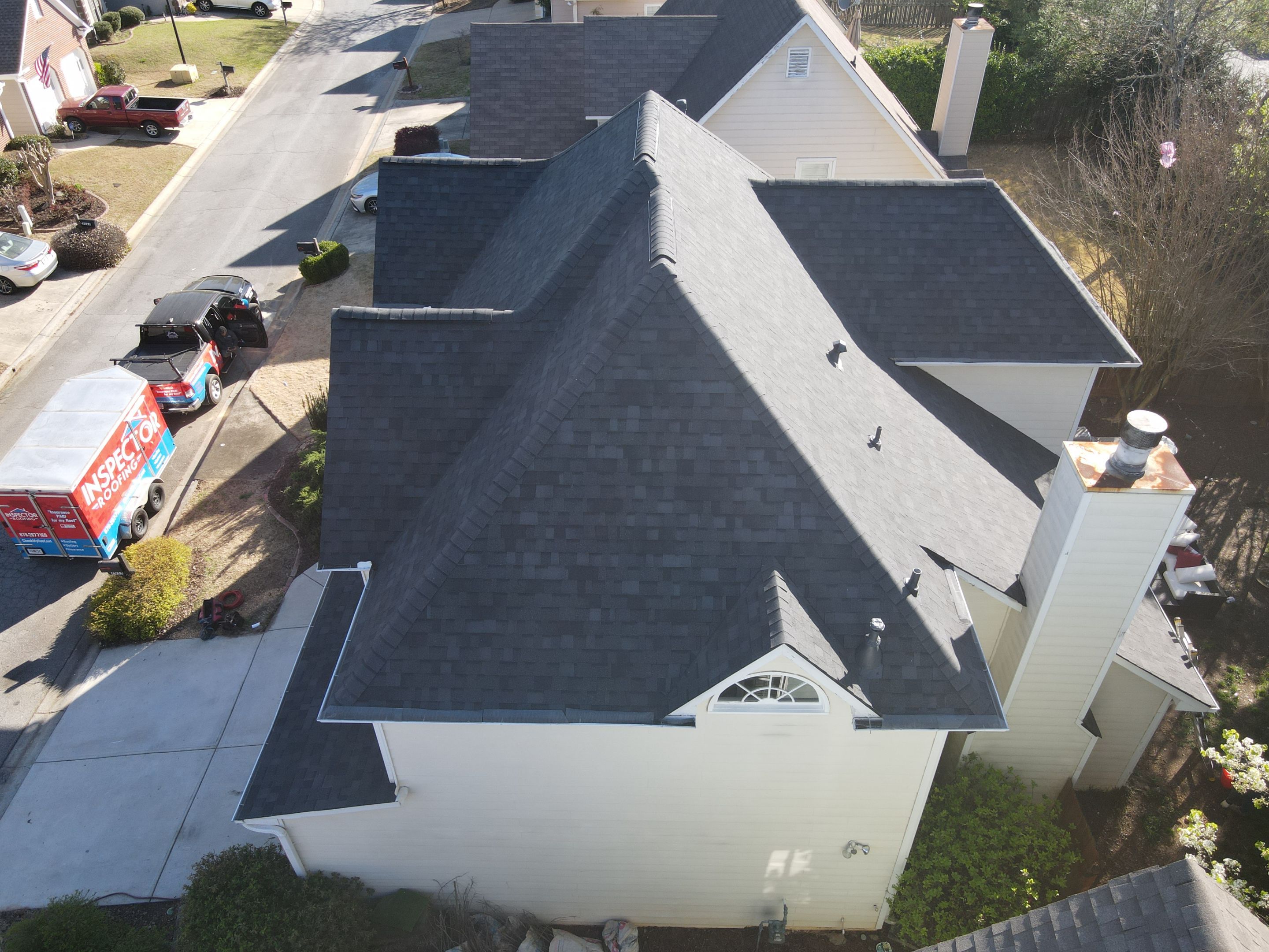 Residential Roofing Installation using Owens Corning by Inspector Roofing and Restoration
