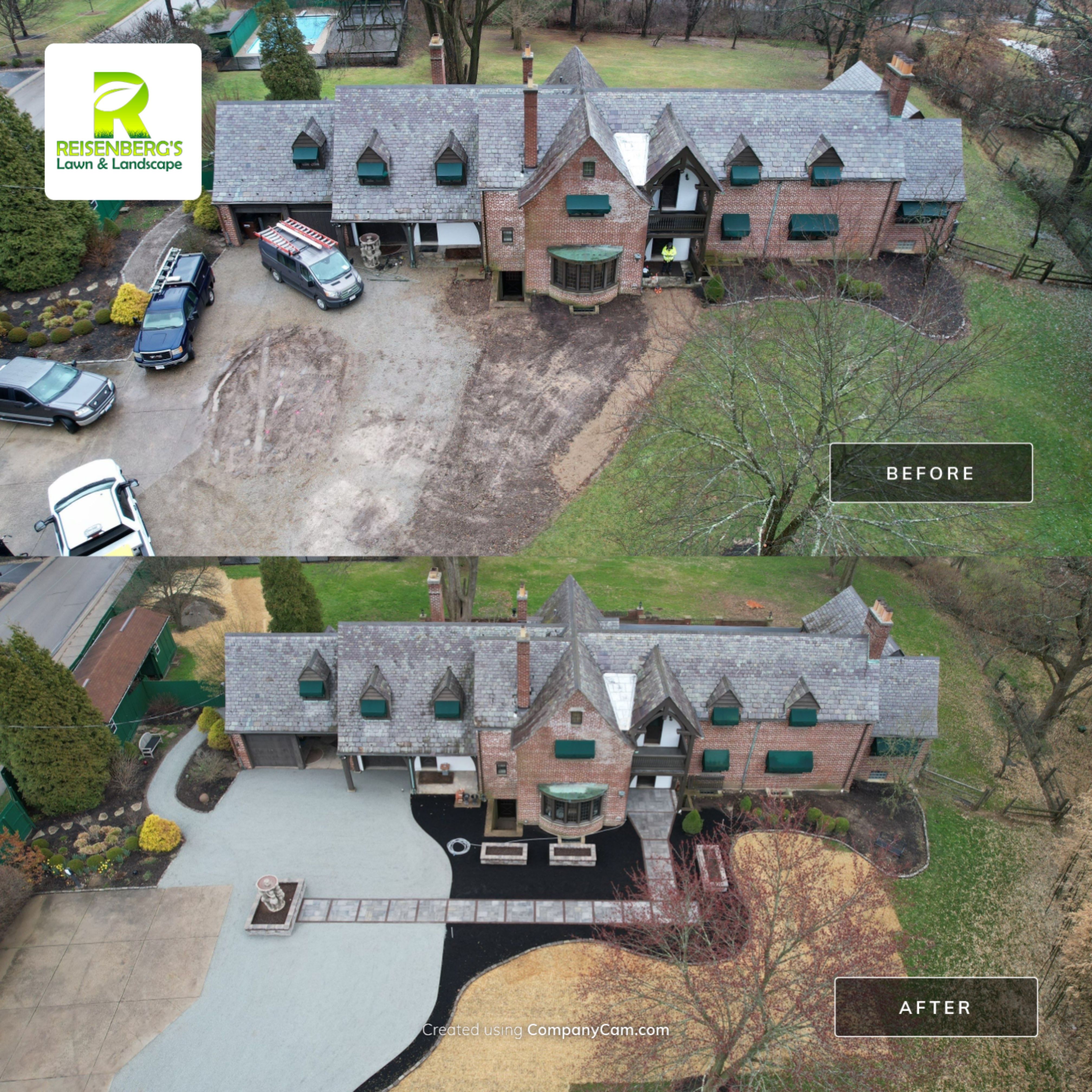 Hardscape Design & Install using Unilock Products by Reisenberg’s Lawn & Landscape, LLC