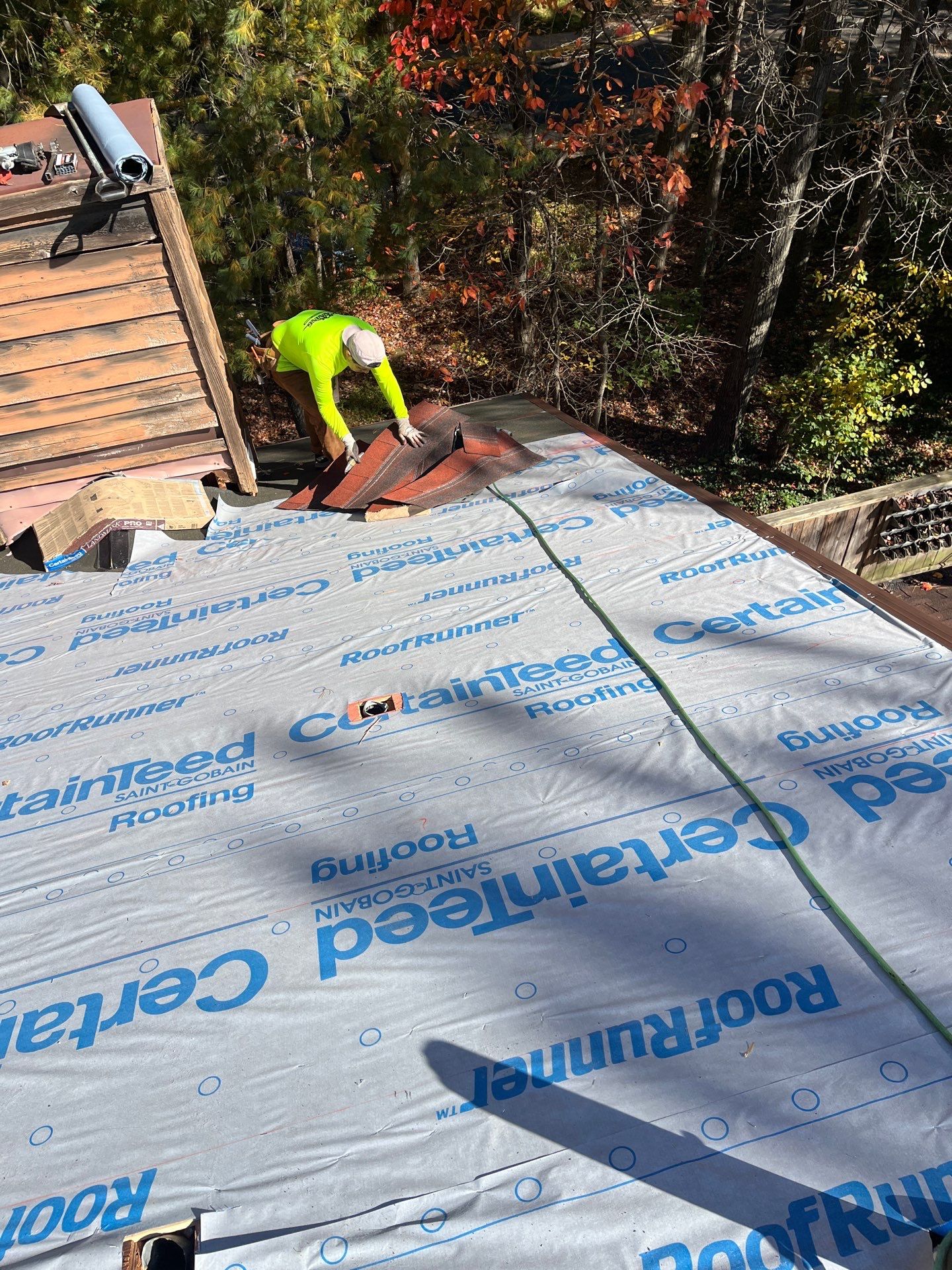 Reston: Residential Roof Replacement with CertainTeed Landmark Pro Designer Shingles in Max Def Red Oak by RM Banning, Inc.