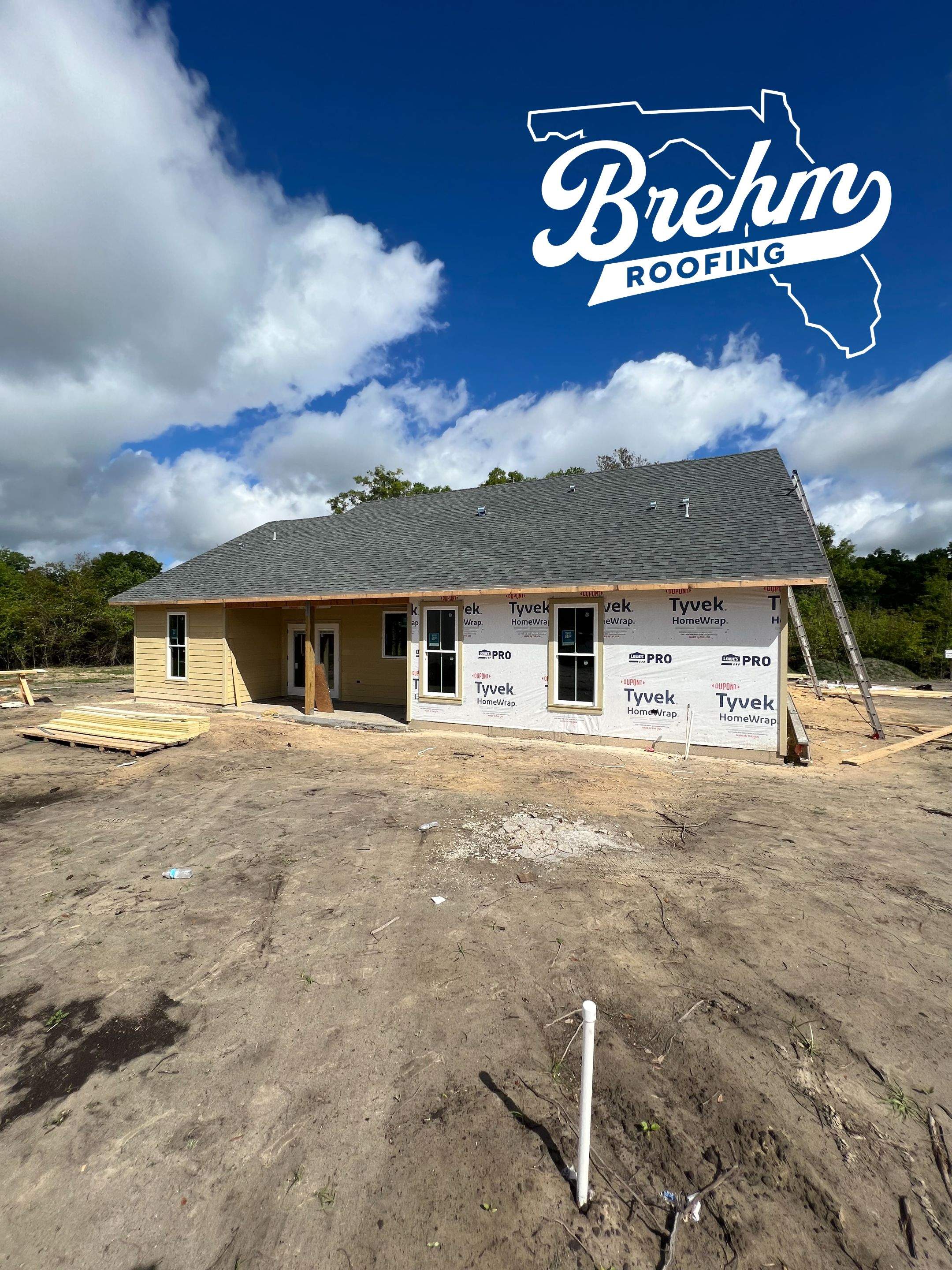 New Construction Roof Installation Newberry, Florida by Brehm Roofing