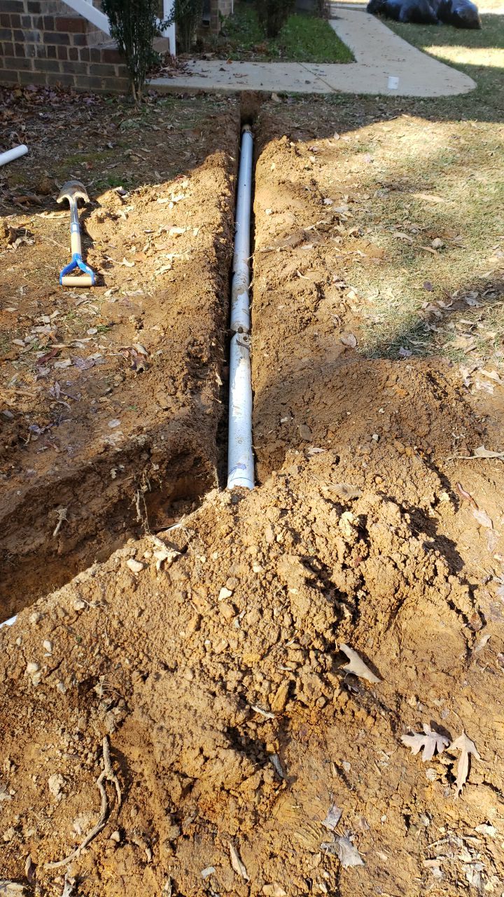Crawl space encapsulation and exterior drainage by Power Wash Masters LLC