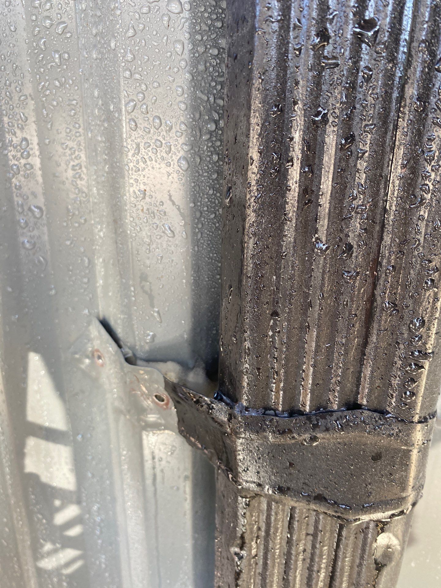 Commercial Black Gutters and Downspouts in Bonita Springs, FL  by Gutter Professors