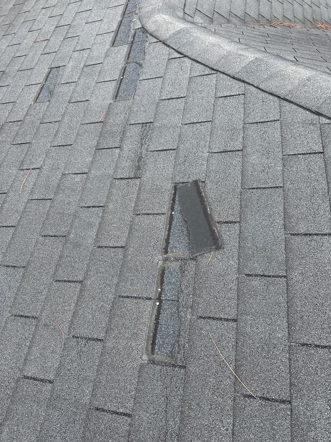 Hail Damage using Owen's Corning Duration (Lifetime) Shingles by Roof Repair Company