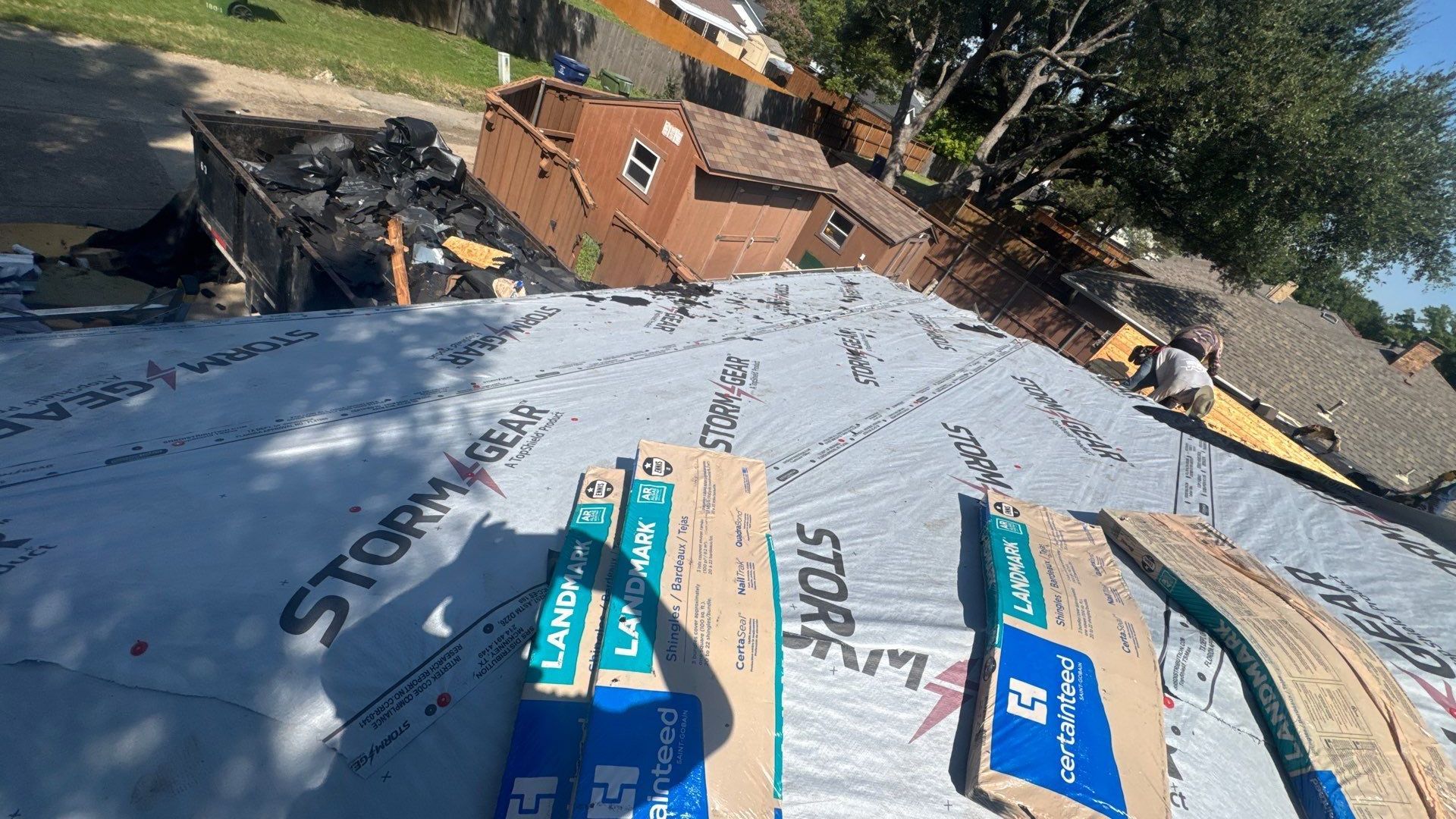 Project in Garland by Rhino Roofing and General Contracting, LLC