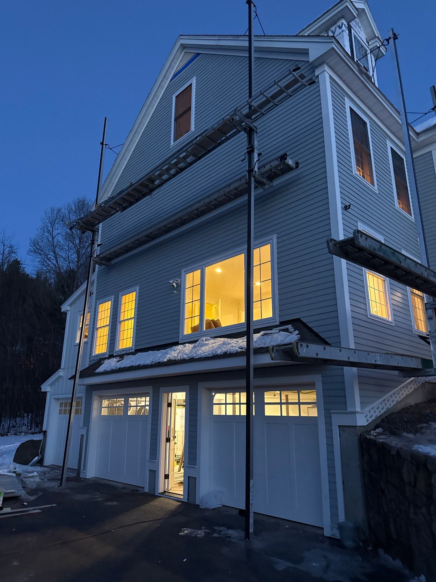 Complete Home Renovation with James Hardie® Clapboard & Shake Siding and Custom PVC Trim by Sensible Home Solutions