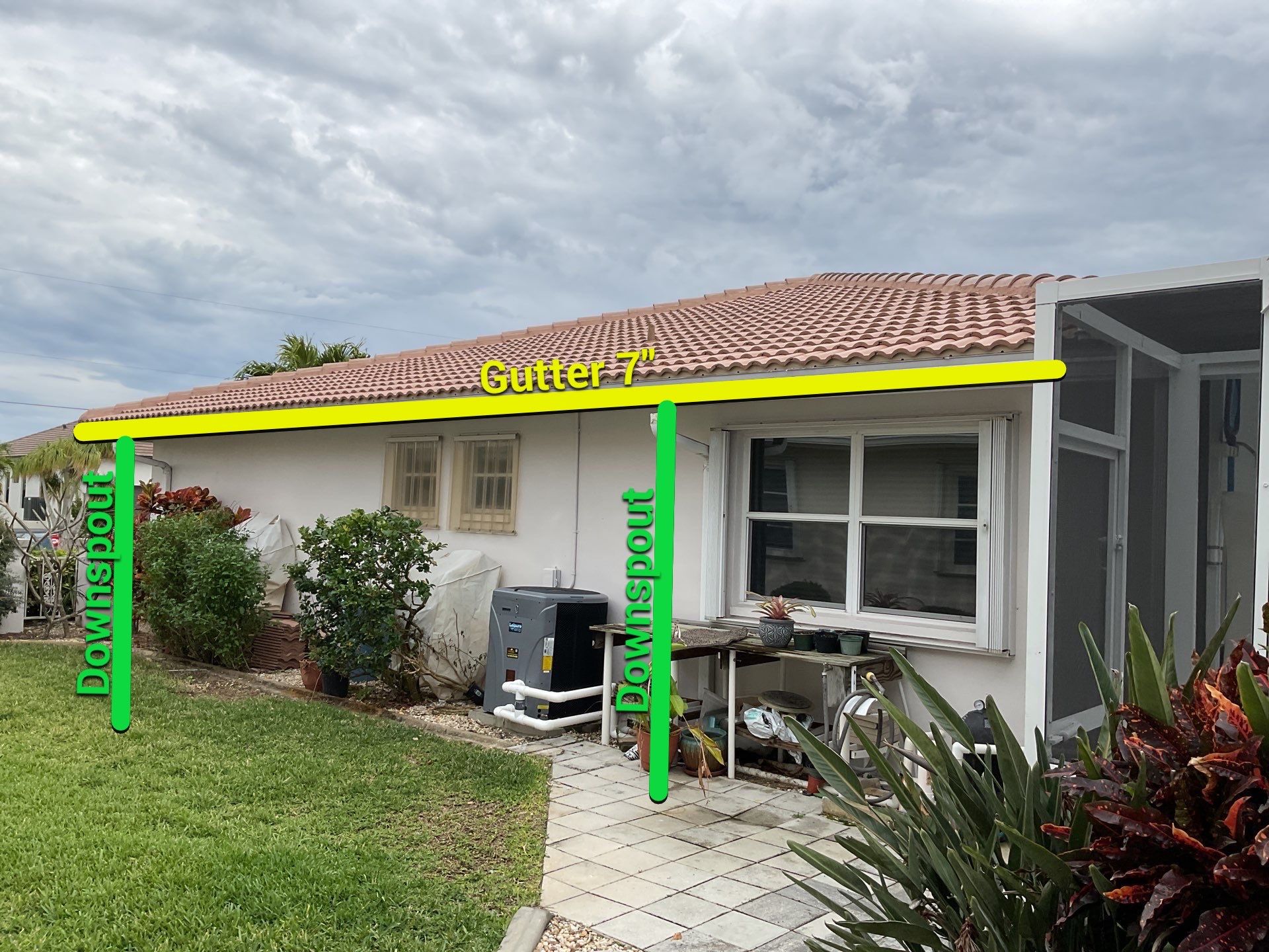 7-Inch Seamless Gutters for Punta Gorda FL by Gutter Professors