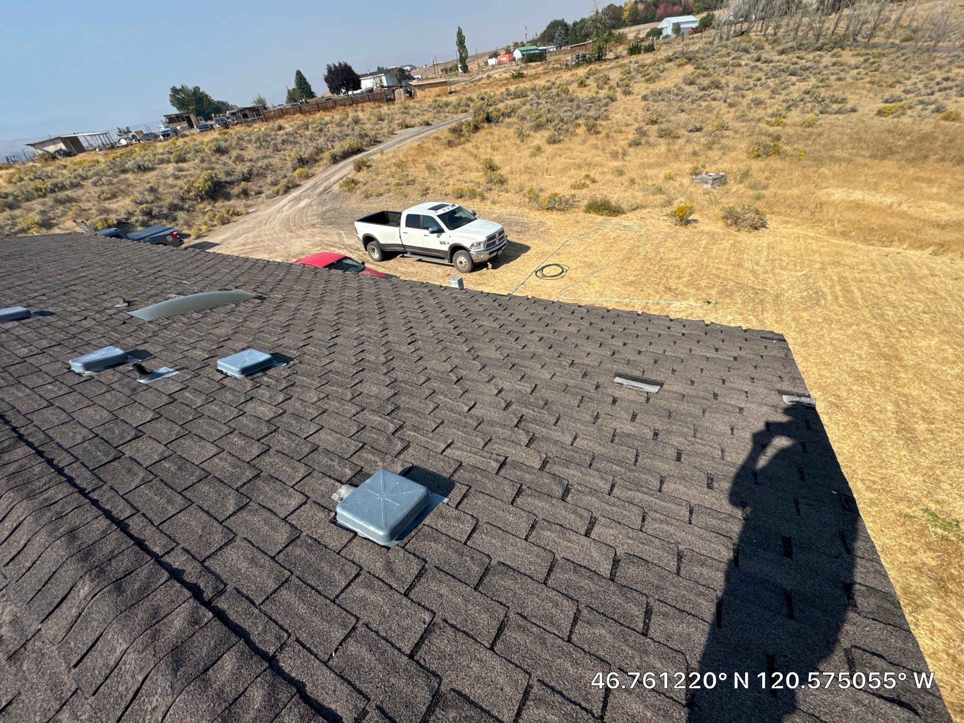 Residential Roof Replacement Featuring CertainTeed Landmark Shingles in Selah by Alpine Roofing