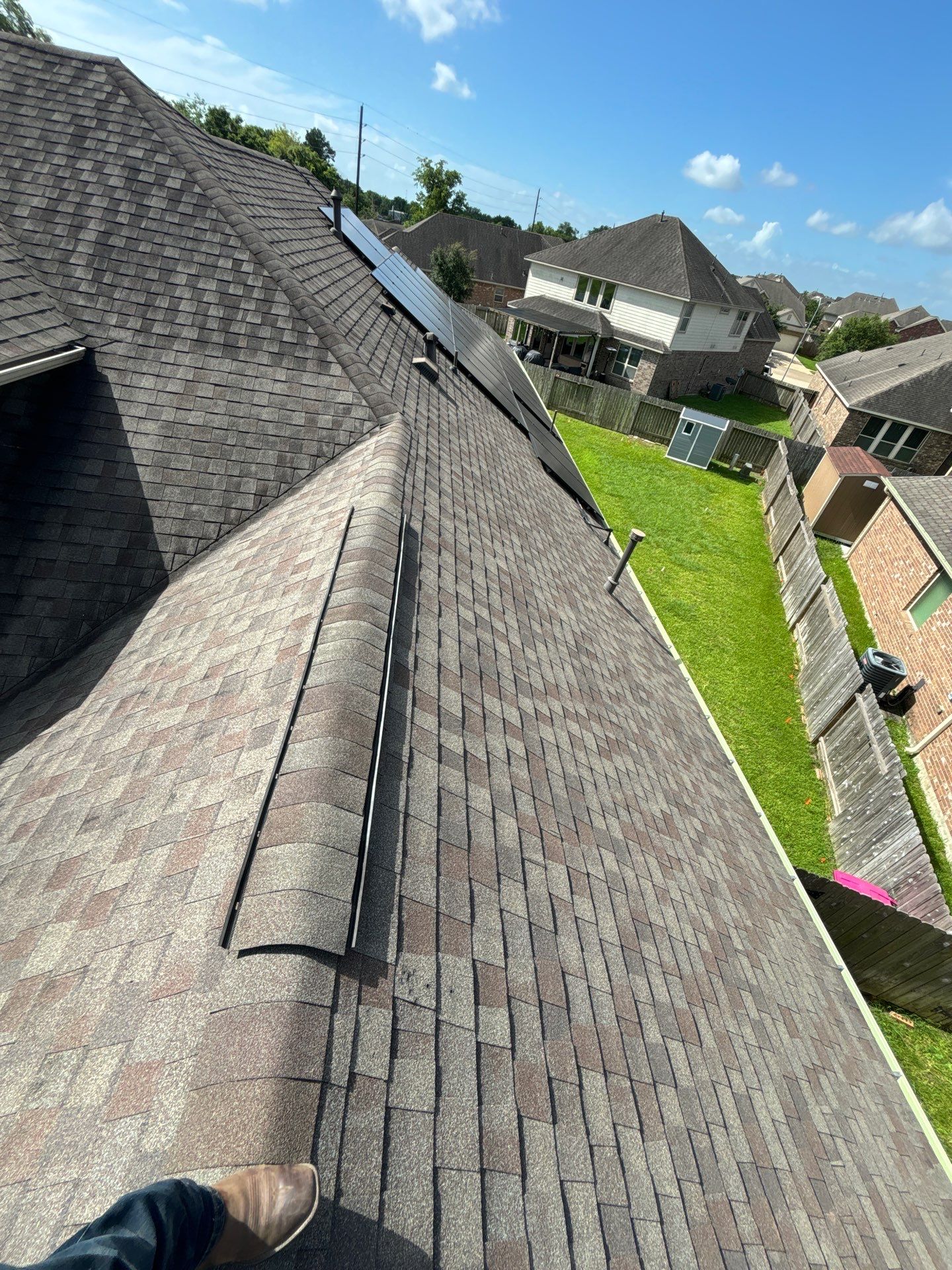 Hail Damage using Owen's Corning Duration (Lifetime) Shingles by Roof Repair Services LLC