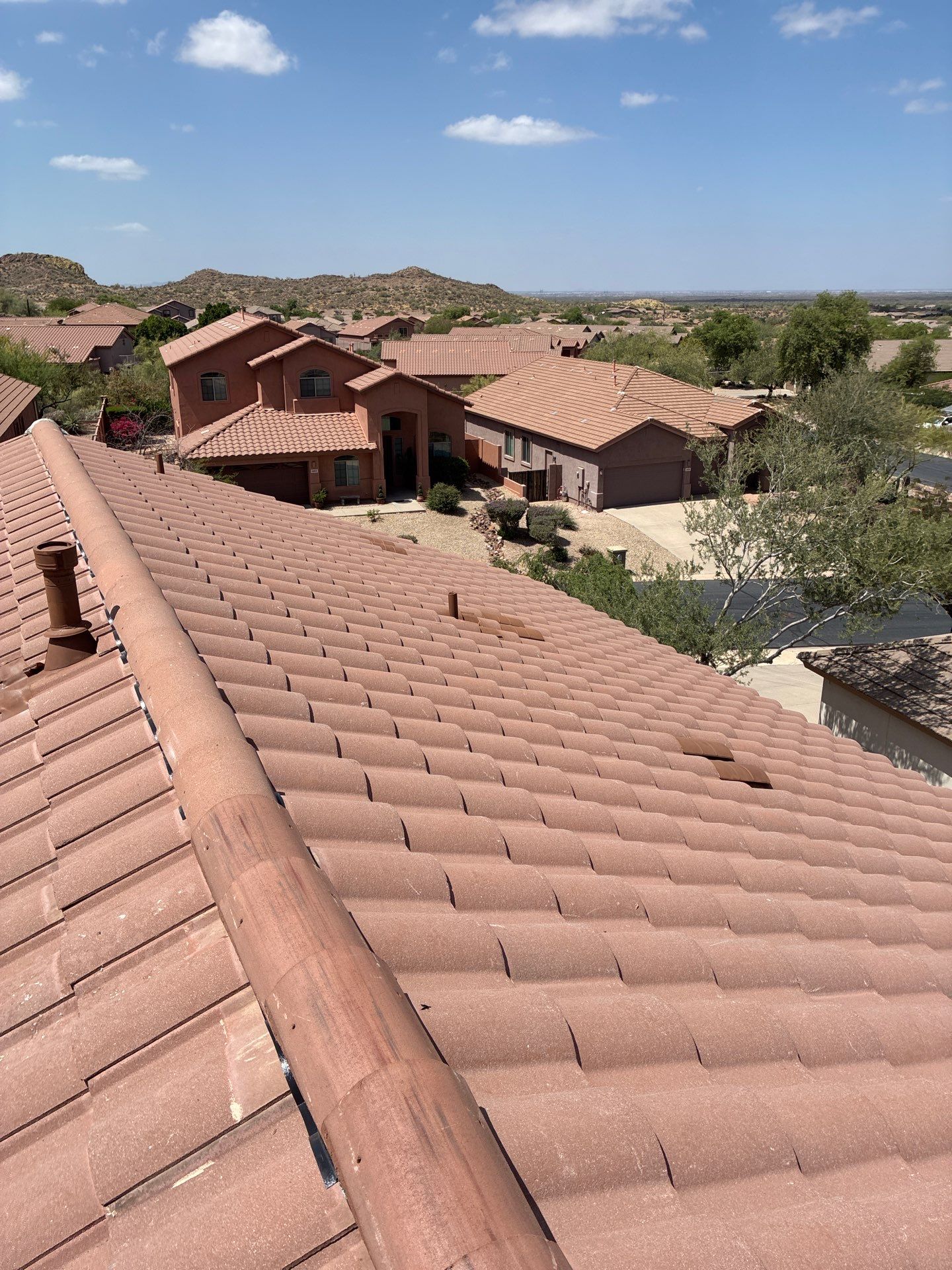 Tile Reset using Concrete Tiles in Gold Canyon by Weather-Tite Roofing
