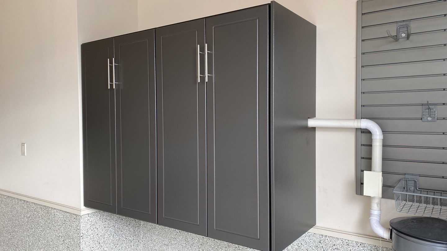 Judi K. adds storage to garage! by Banner Garage