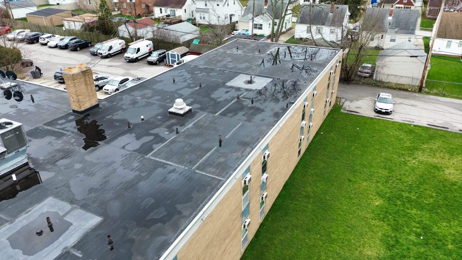 TPO Layover and Coping Metal Replacement for Maple Heights Nursing Home by Atlas Roofing & Restoration