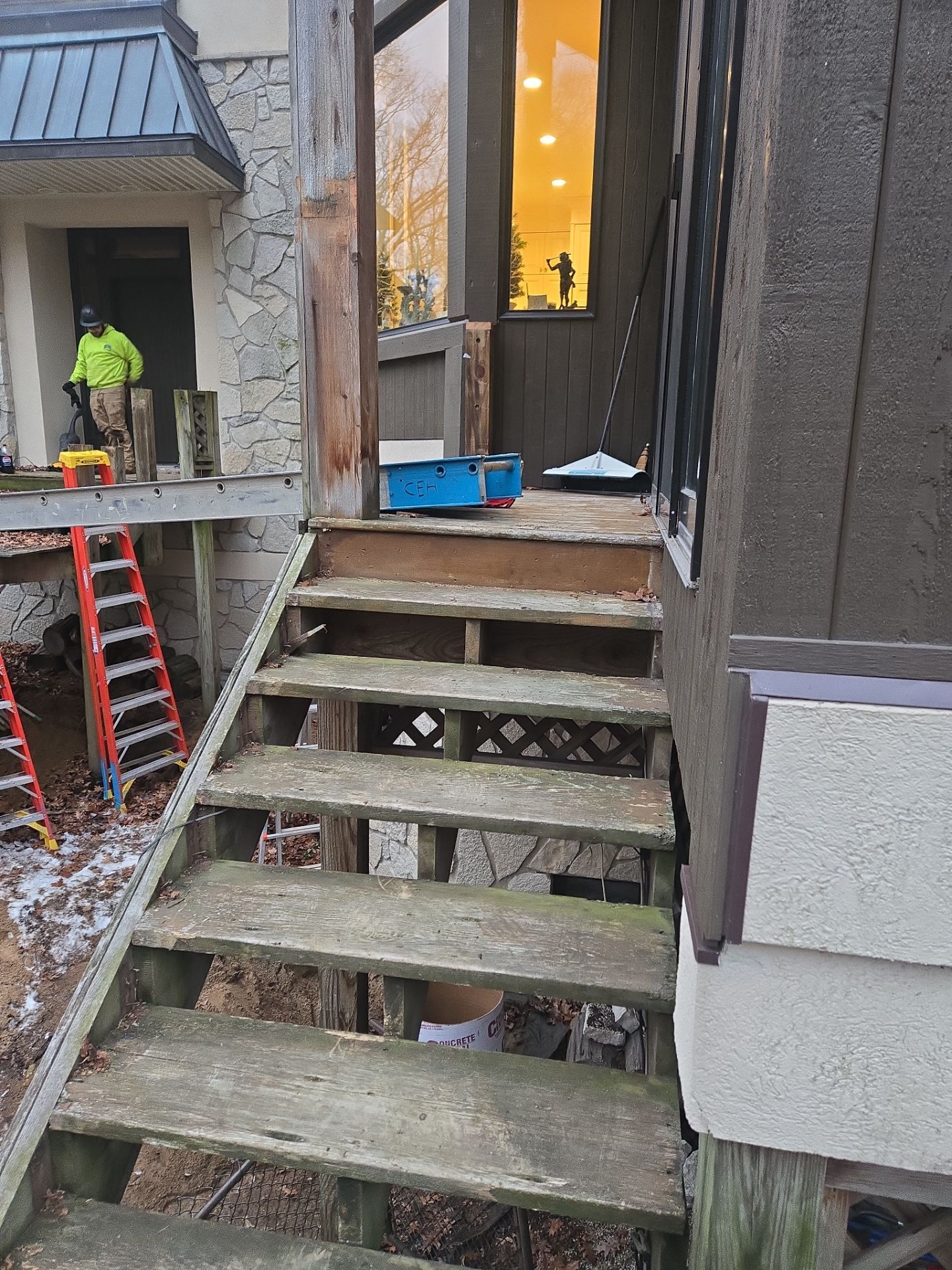 Custom Multi-Level Deck in Grand Haven by Cutting Edge Homes