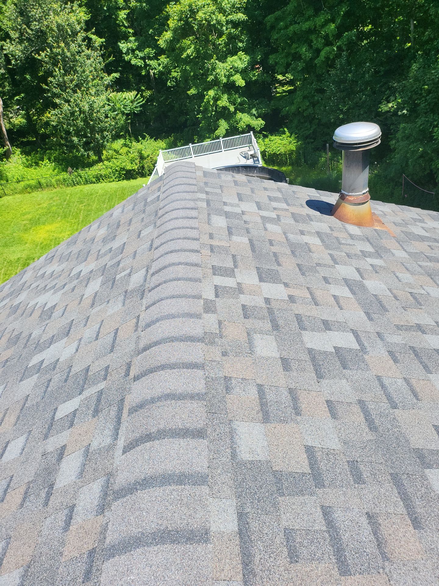 Residential Roofing Installation using Owens Corning TruDefinition Duration AR - Williamsburg Gray by A Plus Exterior