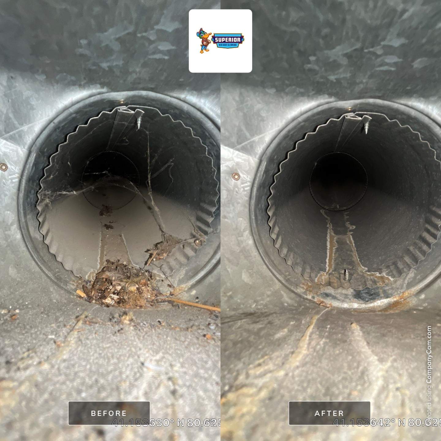 Air Duct Cleaning With a Vacuum Truck in Youngstown, OH by Superior Air Duct Cleaning